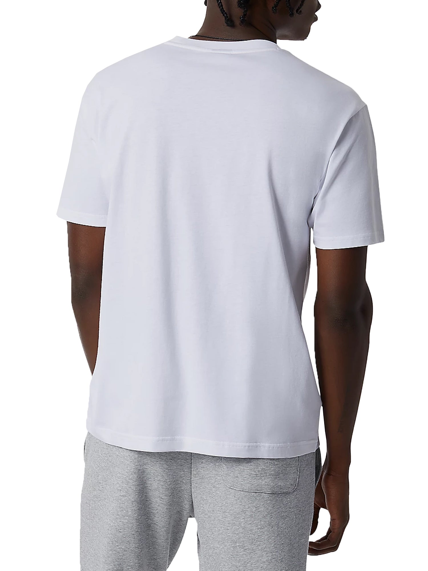 NEW BALANCE T-SHIRT ESSENTIALS BIANCO