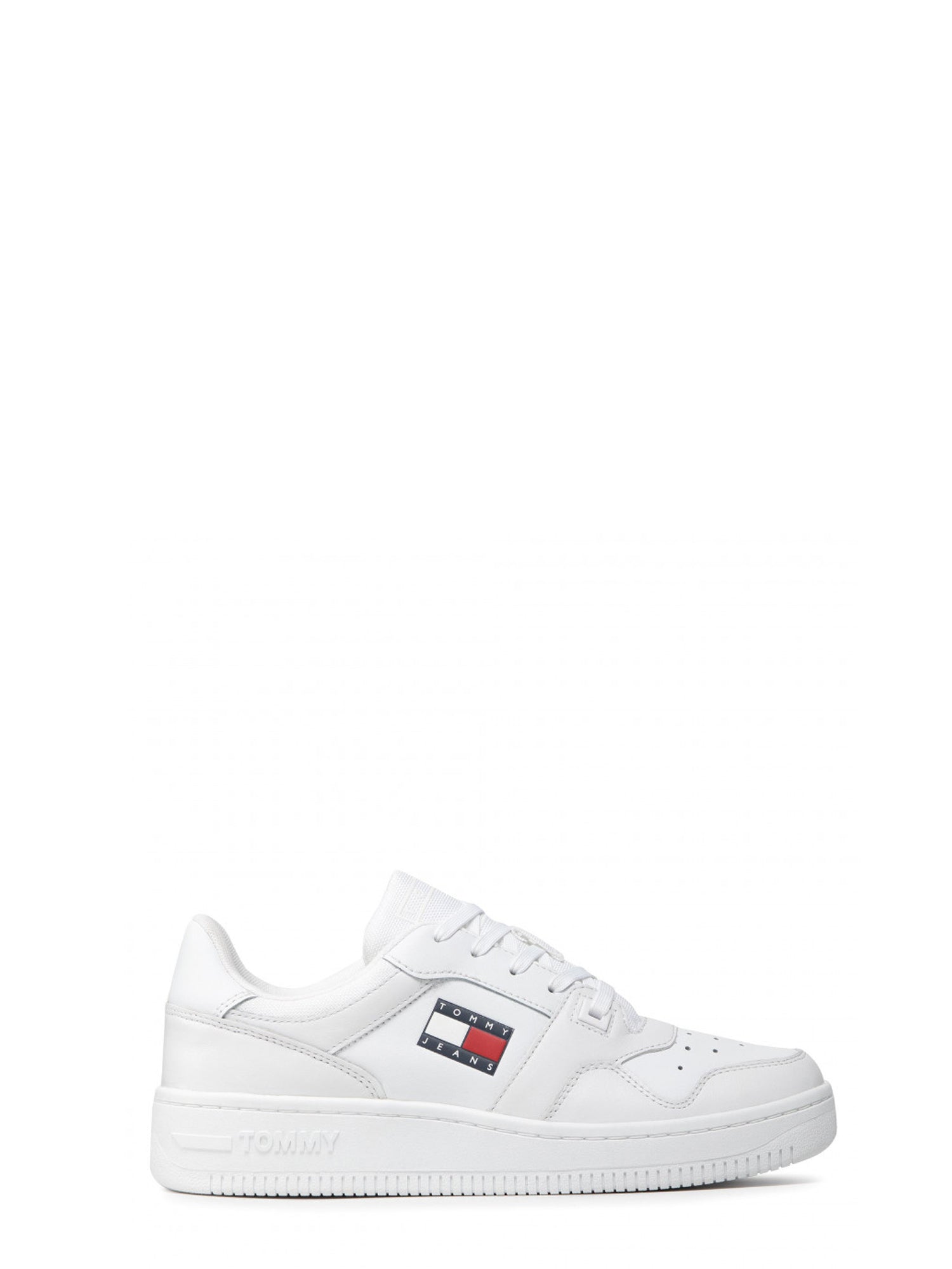 TOMMY HILFIGER SHOES SNEAKERS BASSE ESSENTIAL RÉTRO BIANCO