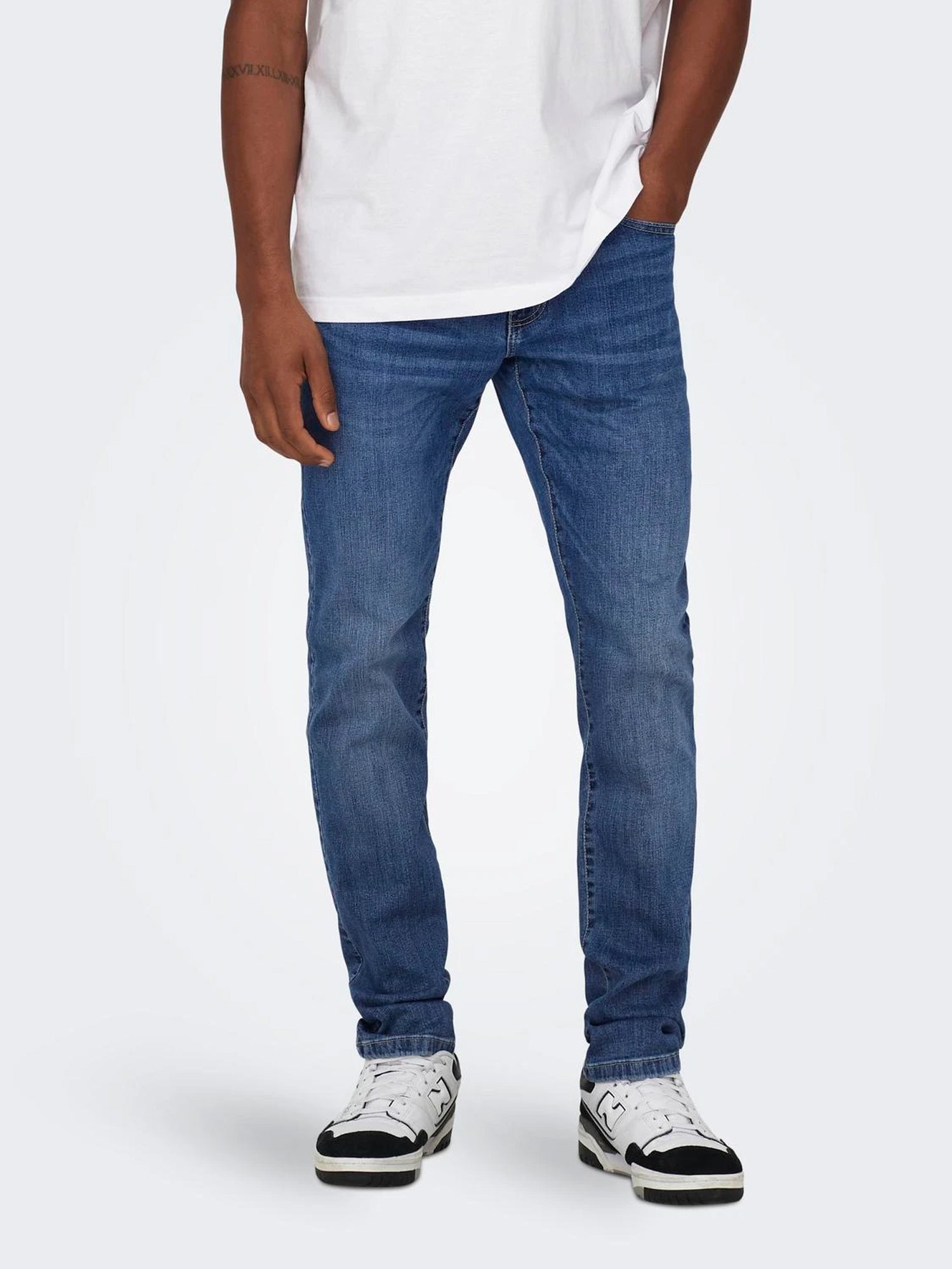 ONLY&SONS JEANS WEFT IN DENIM BLU