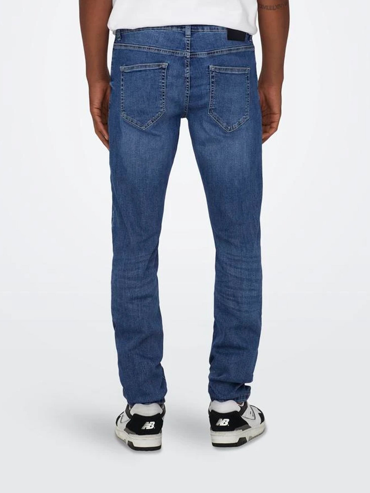 ONLY&SONS JEANS WEFT IN DENIM BLU