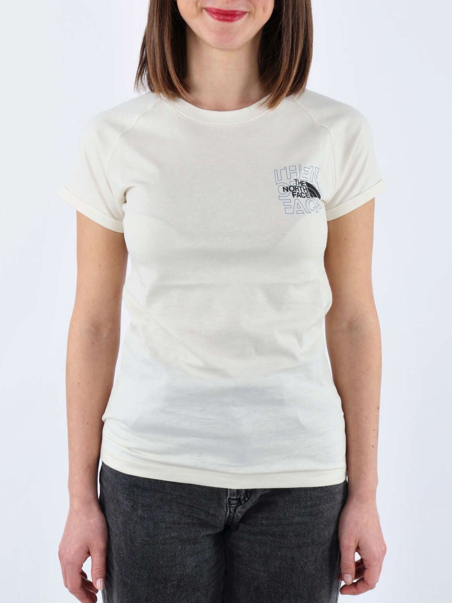 THE NORTH FACE T-SHIRT DONNA KIYANJA BIANCO