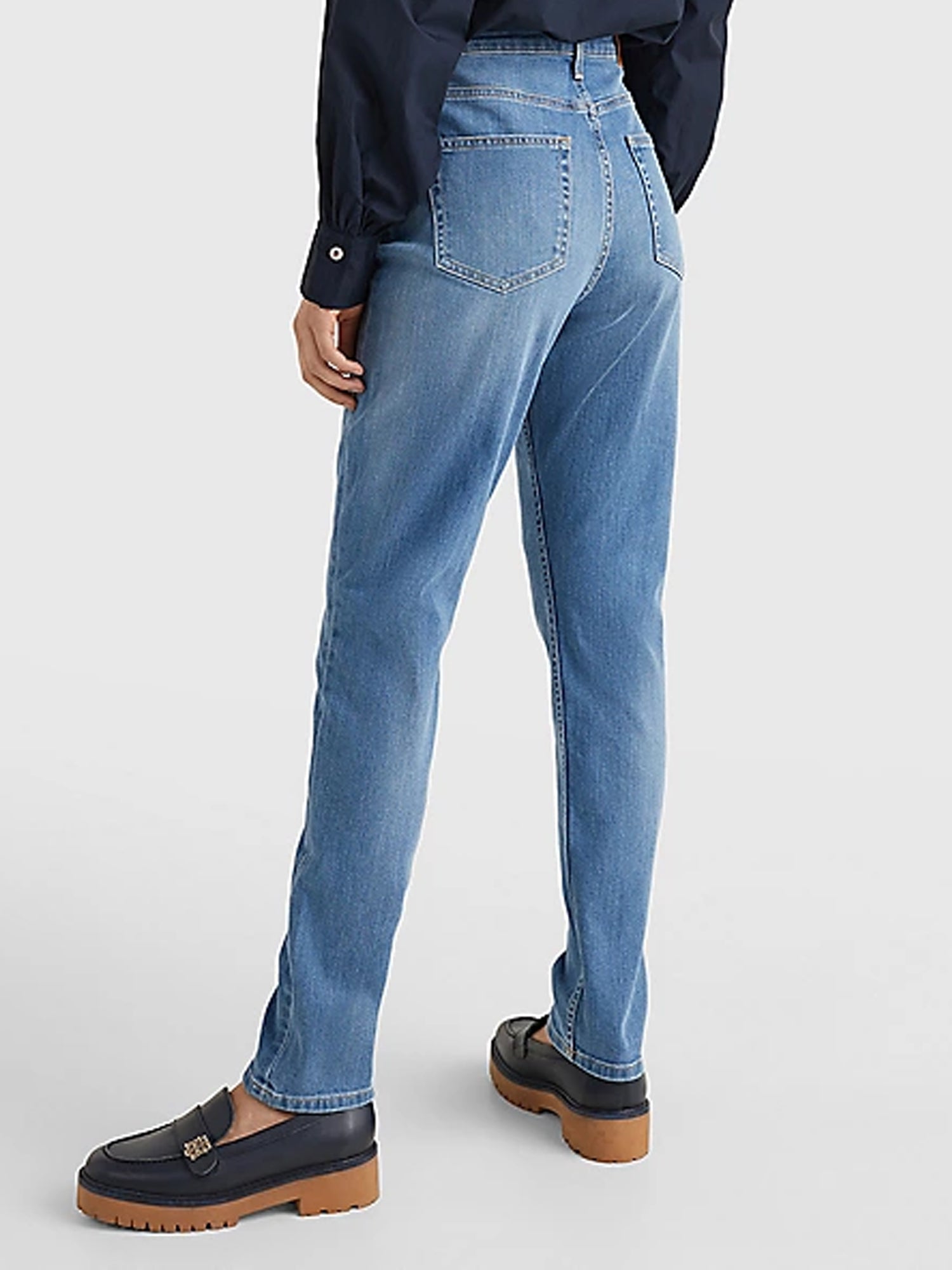 TOMMY HILFIGER JEANS STRAIGHT IN DENIM BLU