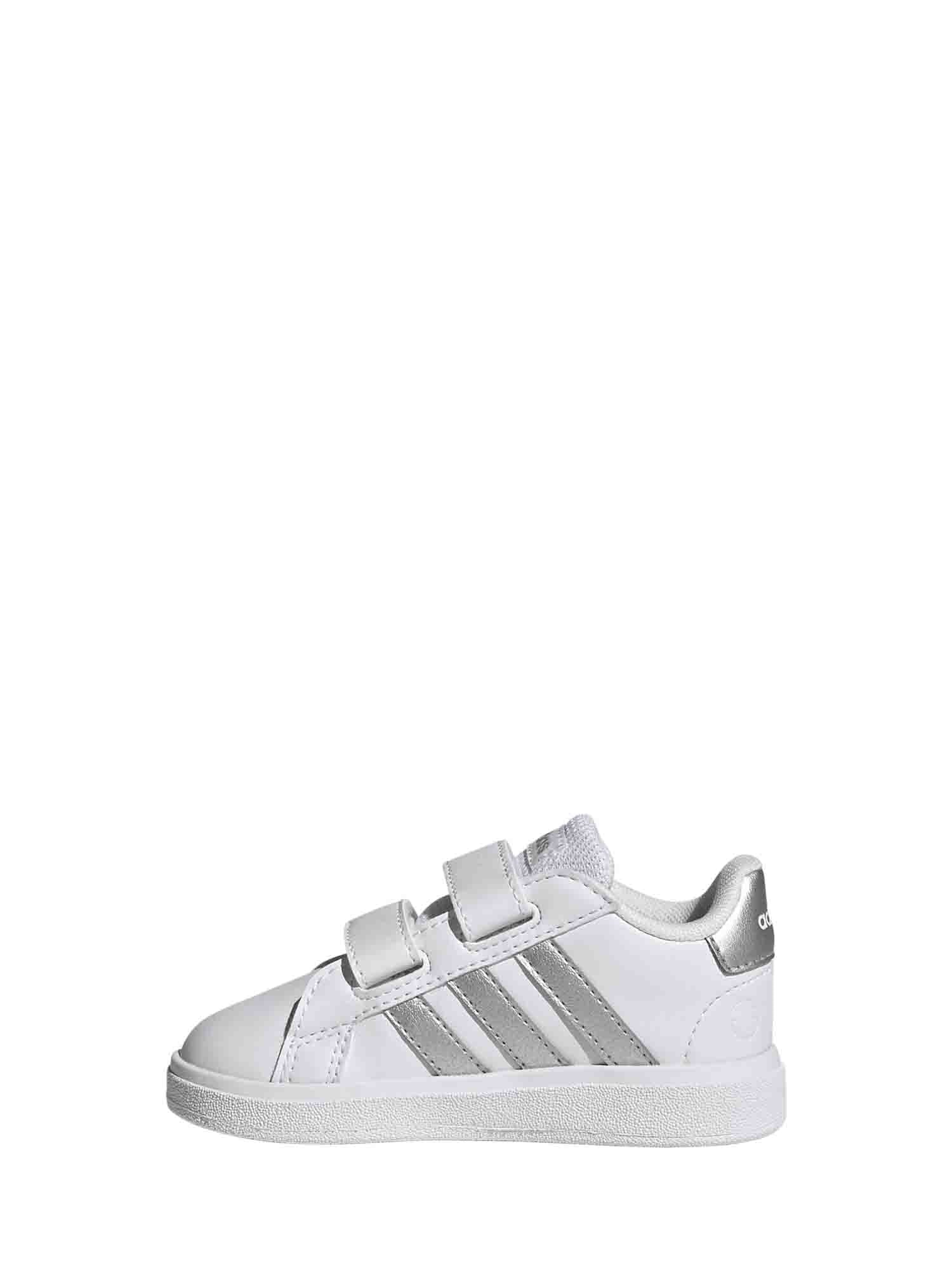 ADIDAS GRAN COURT LIFESTYLE SNEAKERS BAMBINO BIANCO