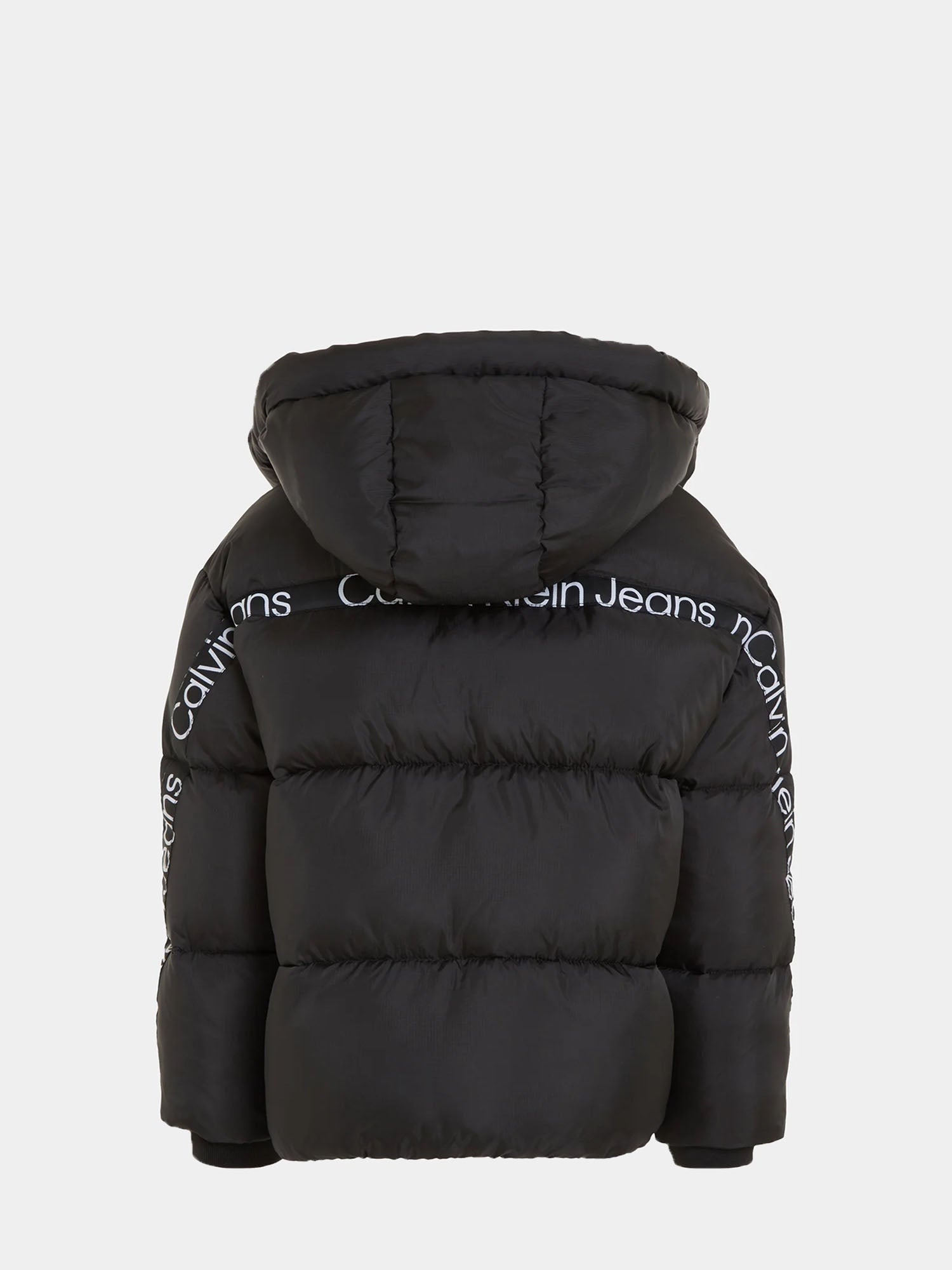 CALVIN KLEIN KIDS PIUMINO PUFFER LOGO TAPE NERO