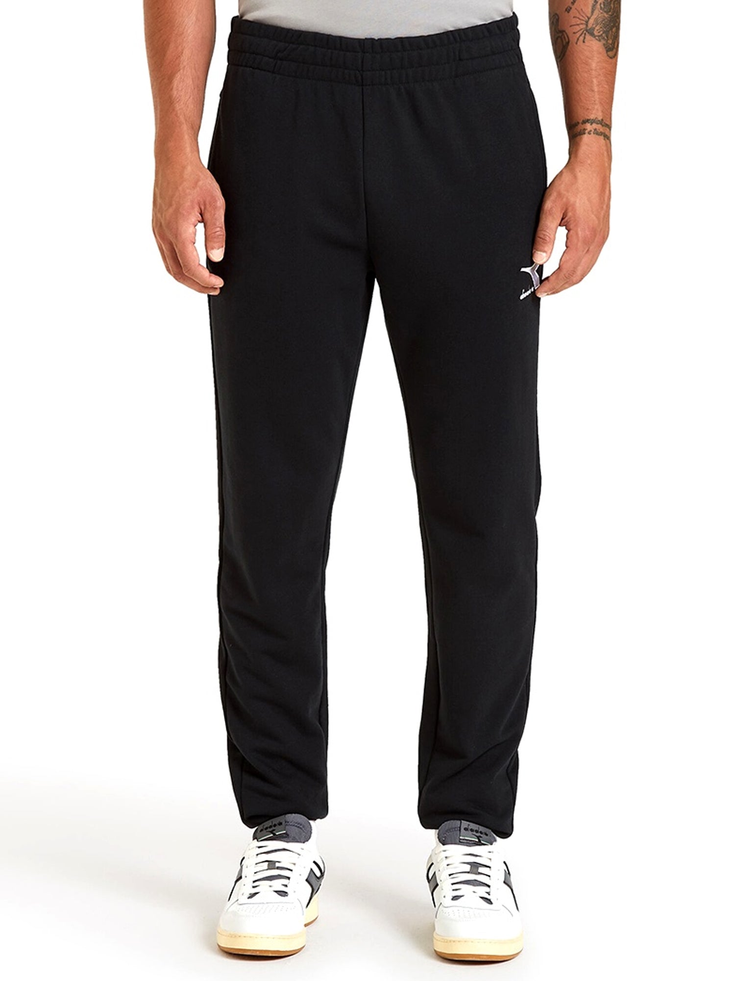 .DIADORA PANTALONI SPORTIVI CUFF CORE NERO