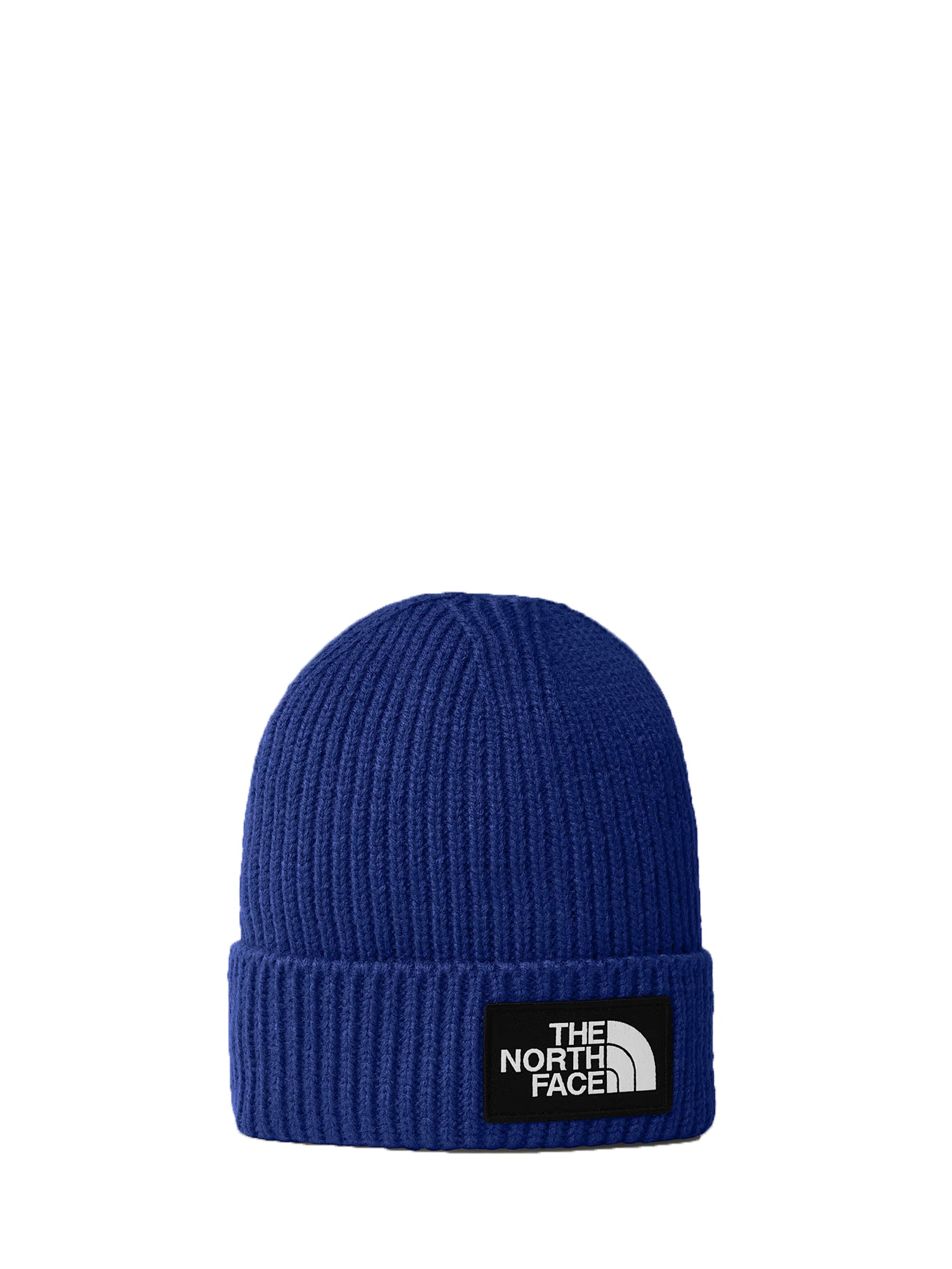 THE NORTH FACE CAPPELLO KIDS CON RISVOLTO E LOGO BOX BLU