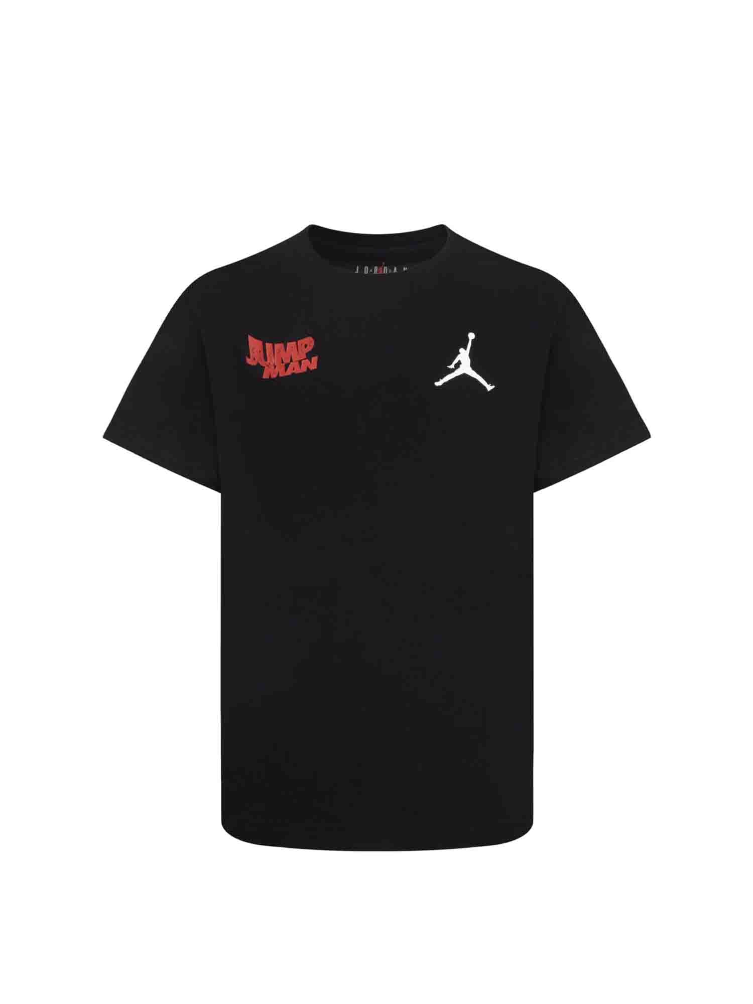 JORDAN MOTION JUMPMAN T-SHIRT RAGAZZO NERO