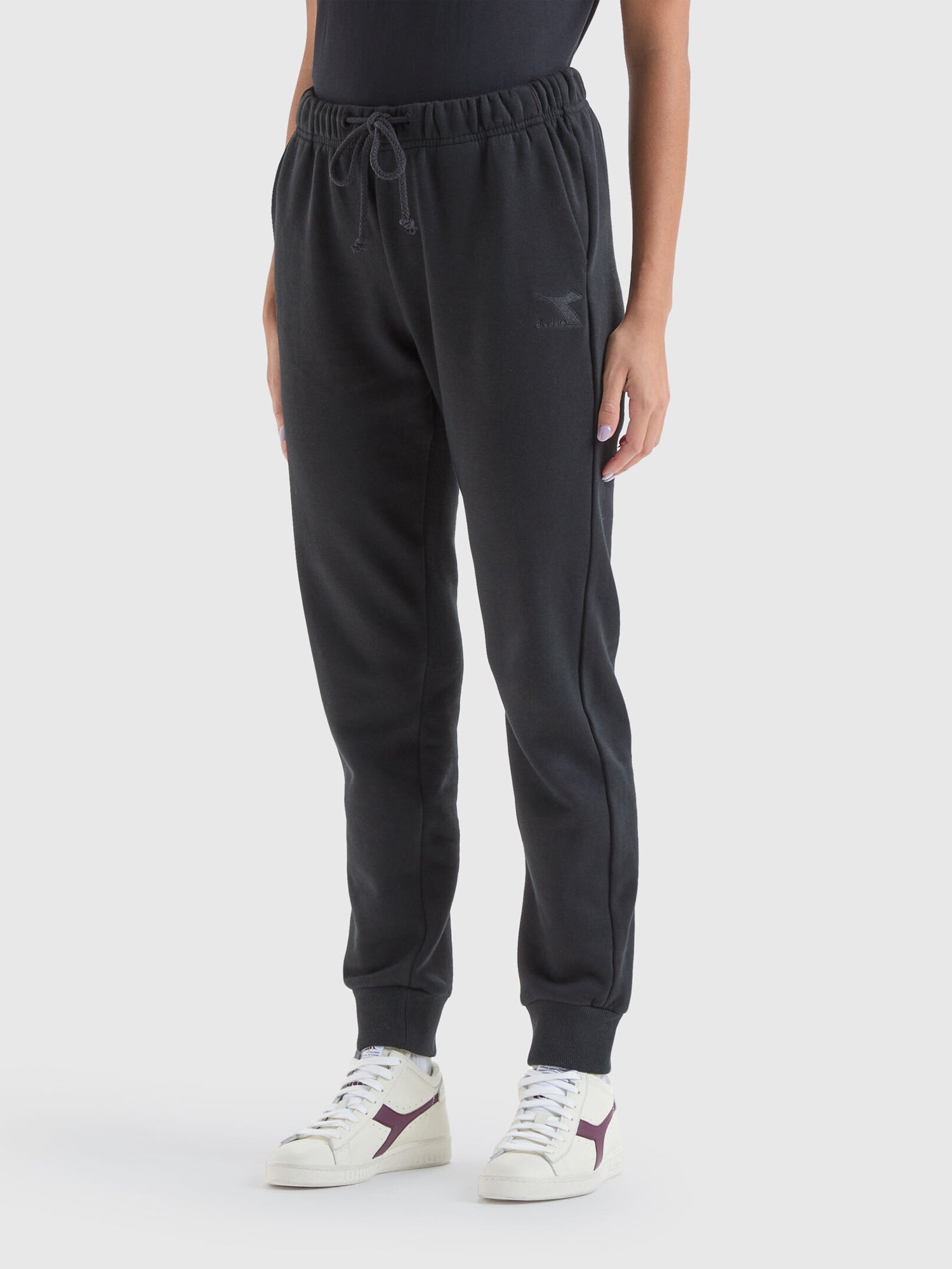 DIADORA PANTALONI CUFF CORE NERO