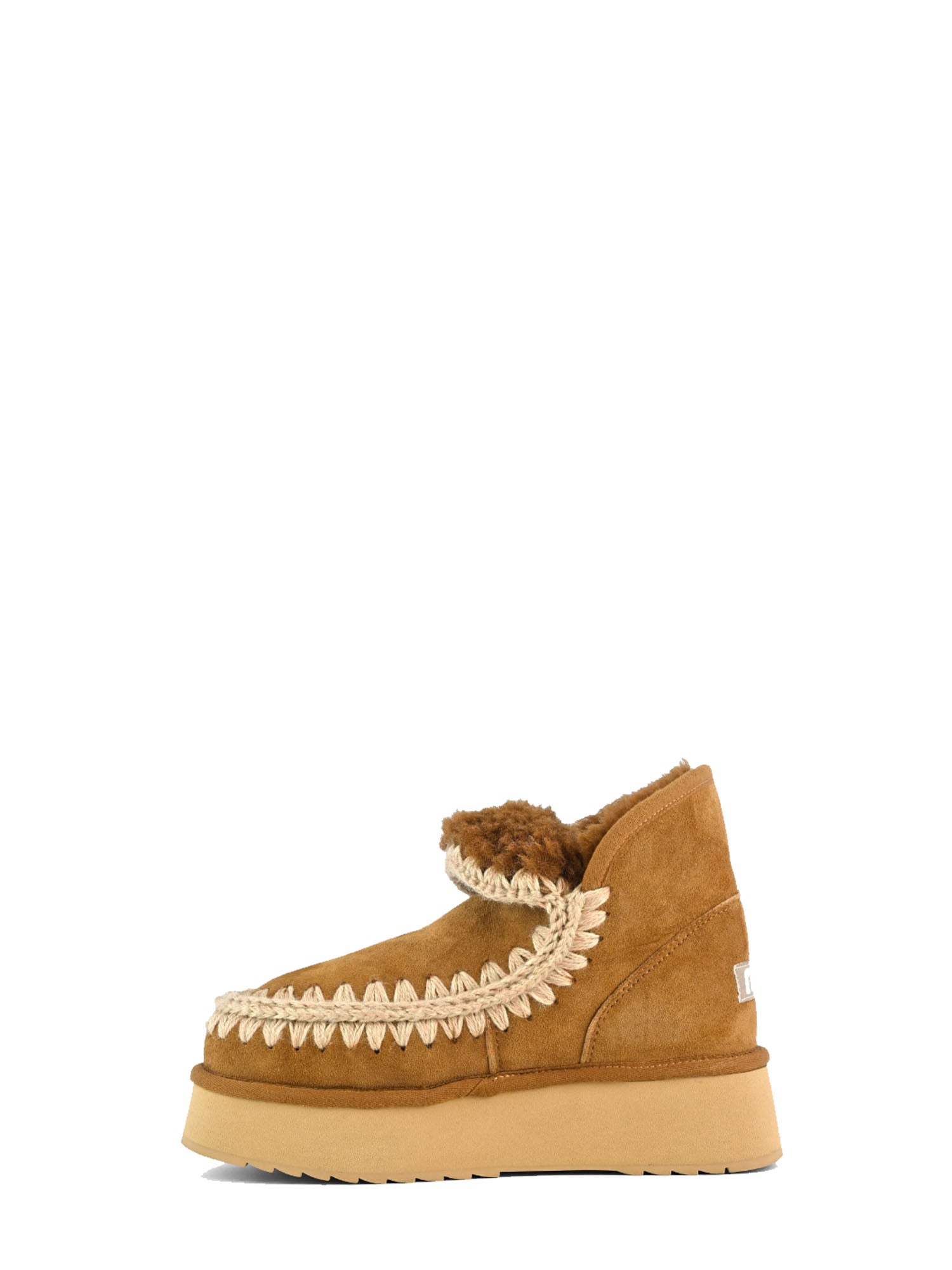 MOU STIVALETTO MINI ESKIMO PLATFORM BOOT COGNAC