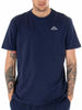 kappa-t-shirt-cafers-slim-blu