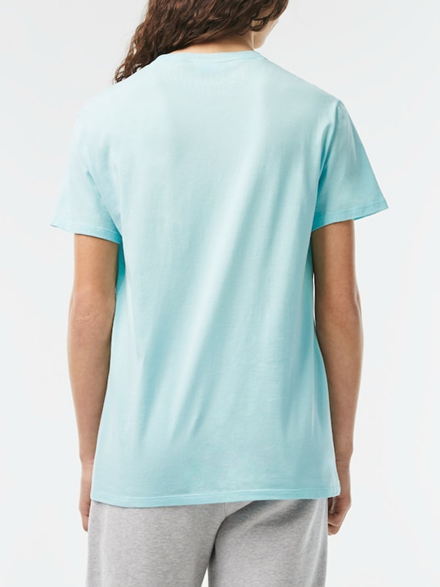 LACOSTE T-SHIRT TAGLIO CLASSICO VERDE ACQUA