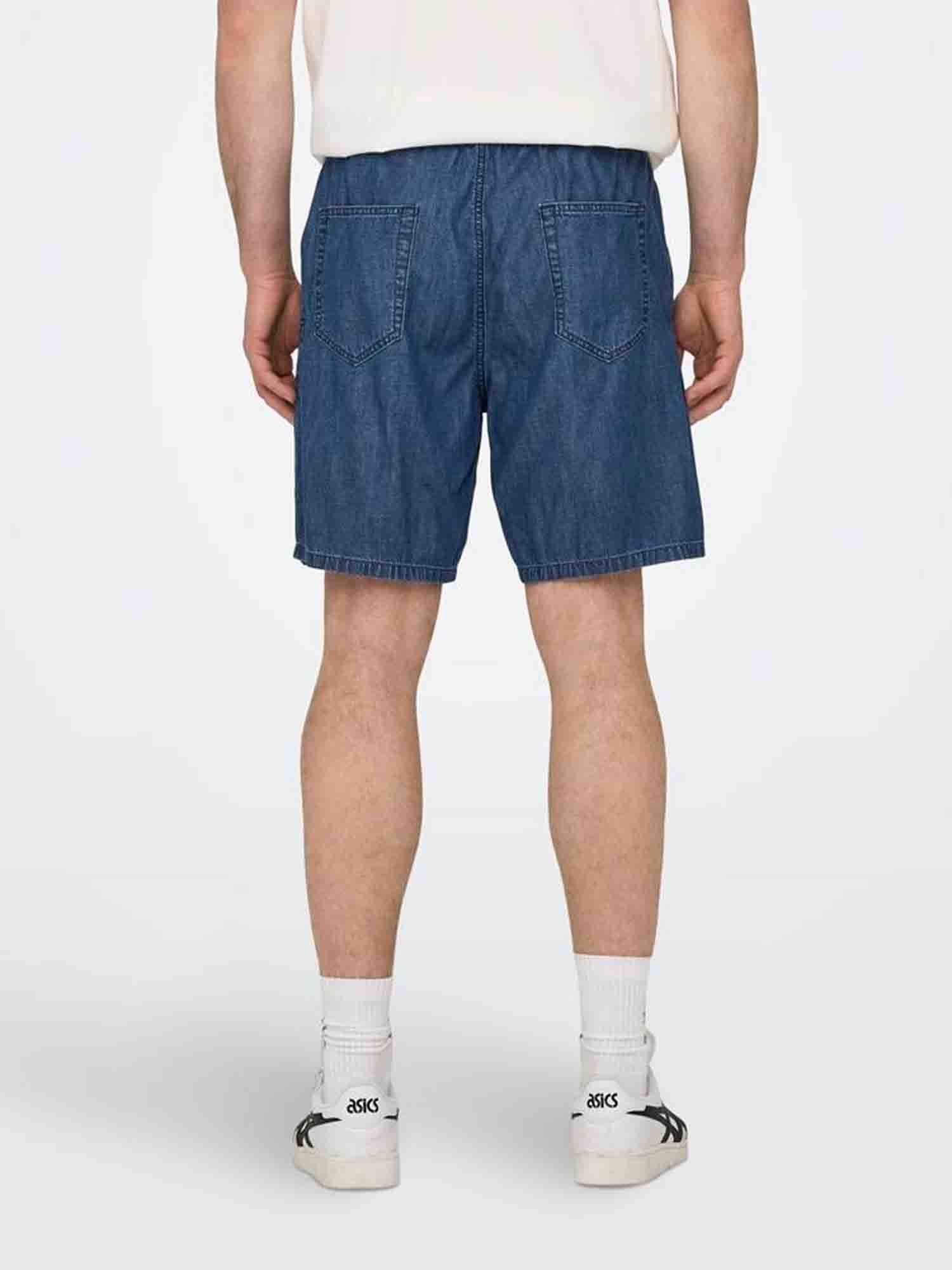 ONLY&SONS DALLAS SHORT MEDIUM BLU DENIM