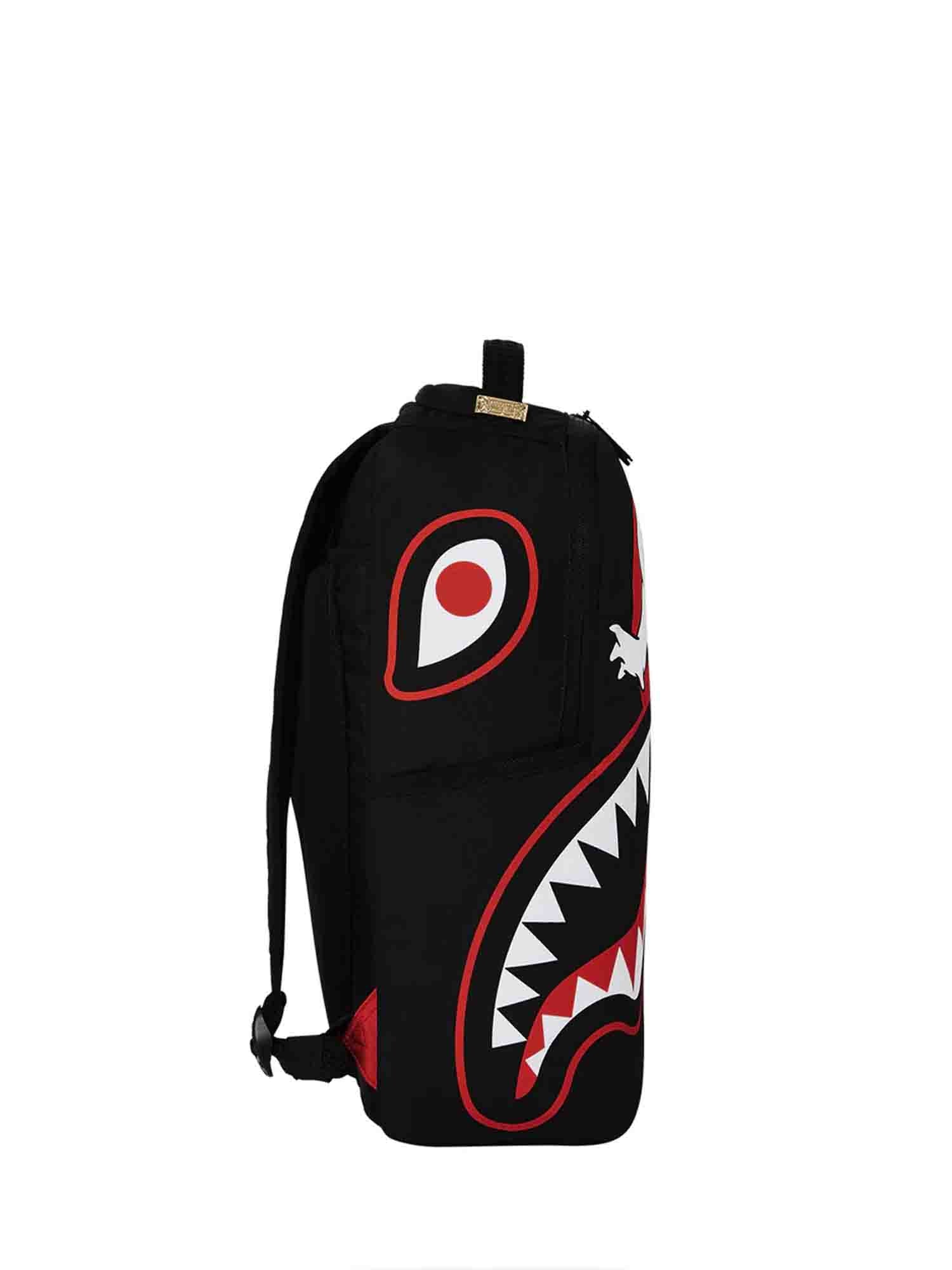 Sprayground GHOSTBUSTERS LOGO AND SHARK MOUTH ZAINO NERO