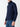 HAMAKI HO MAGLIA MEZZO COLLO FULL ZIP BLU