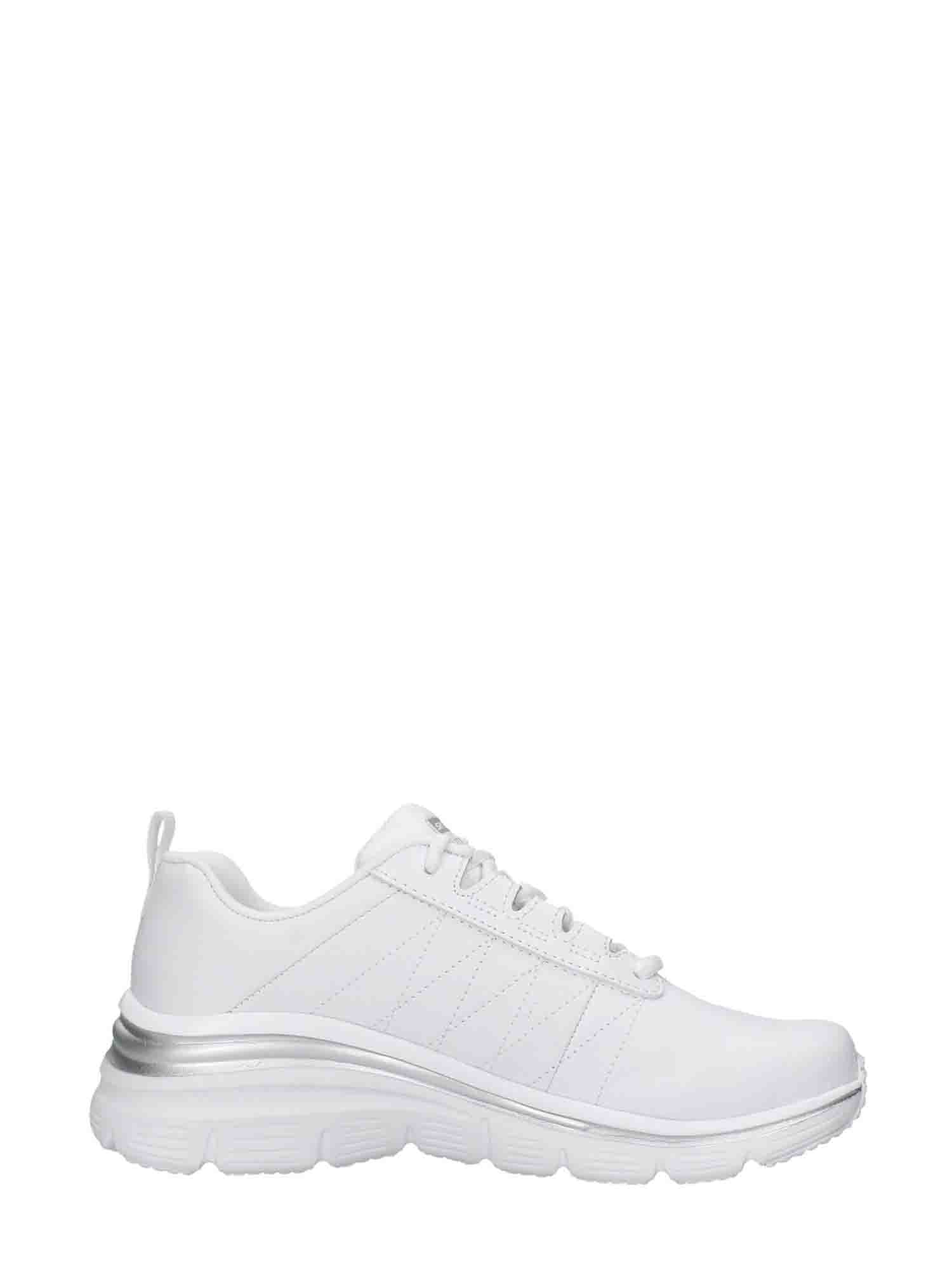 SKECHERS FASHION FIT-EFFORTLESS SNEAKERS BIANCO