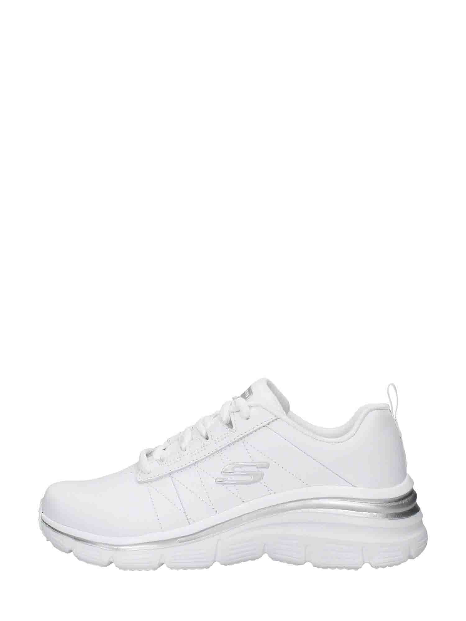 SKECHERS FASHION FIT-EFFORTLESS SNEAKERS BIANCO