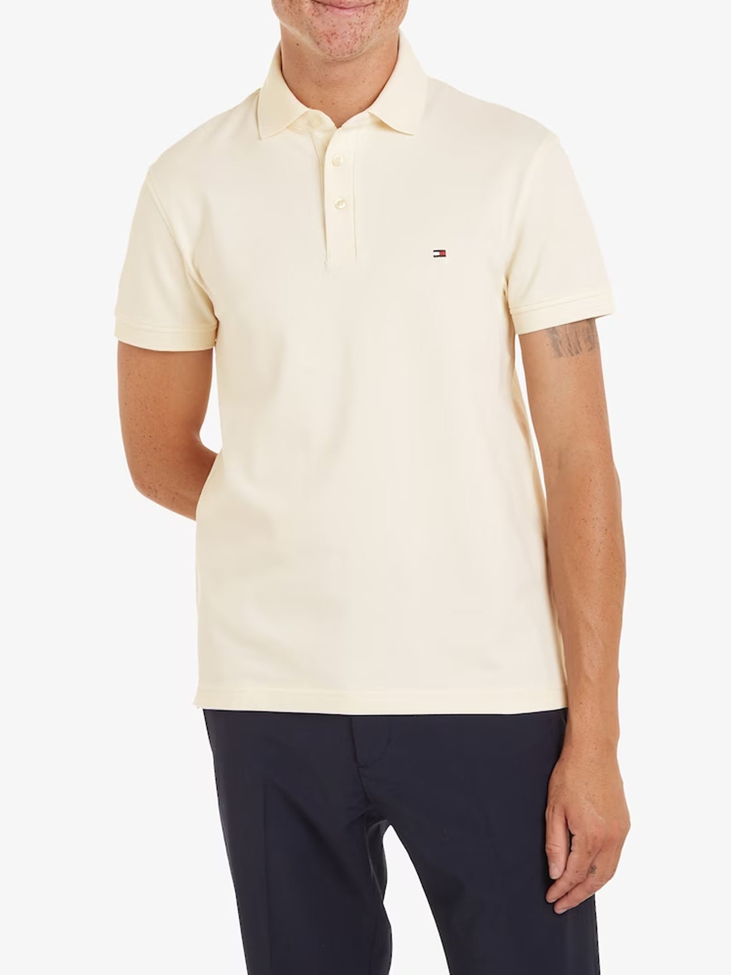 TOMMY HILFIGER POLO 1985 SLIM FIT BEIGE