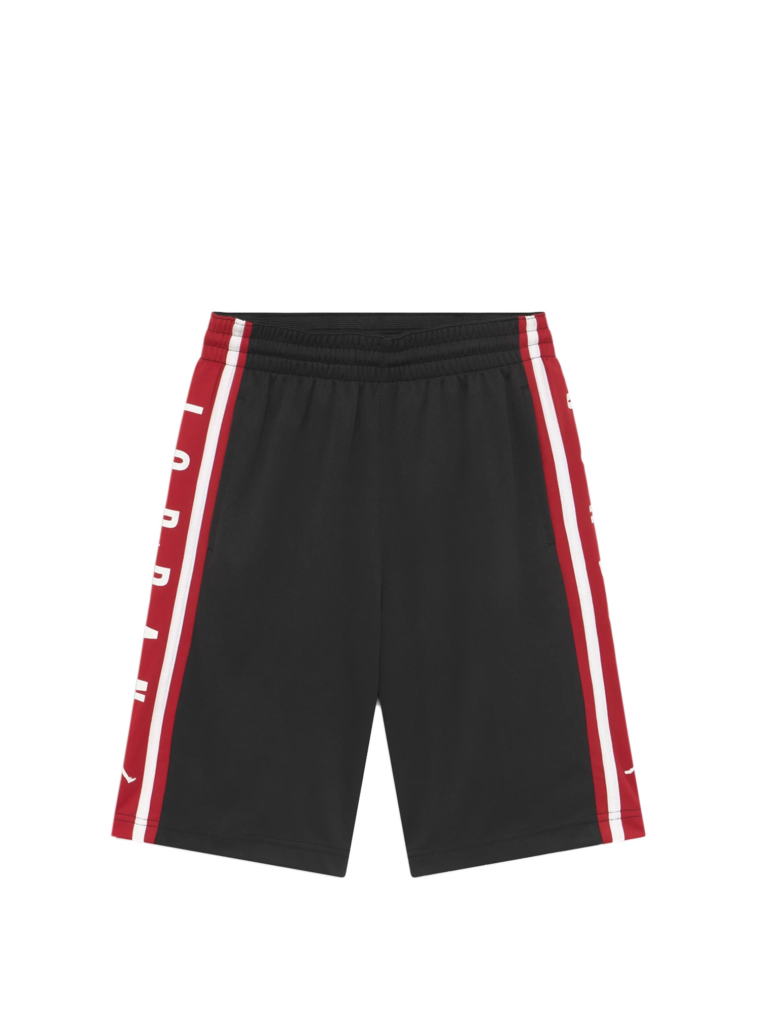 JORDAN SHORTS DA RAGAZZO NERO-ROSSO