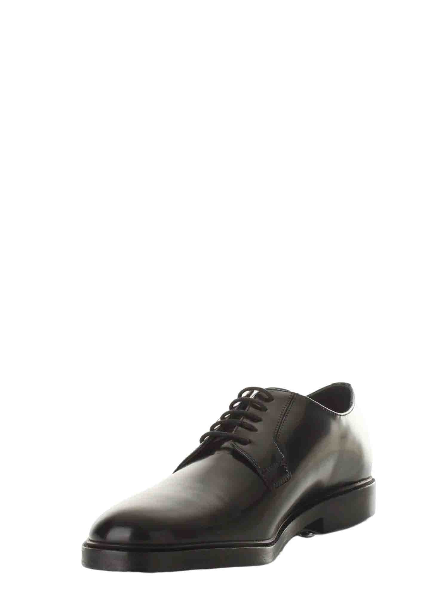 MANUEL RITZ SCARPE STRINGATE BROGUE NERO