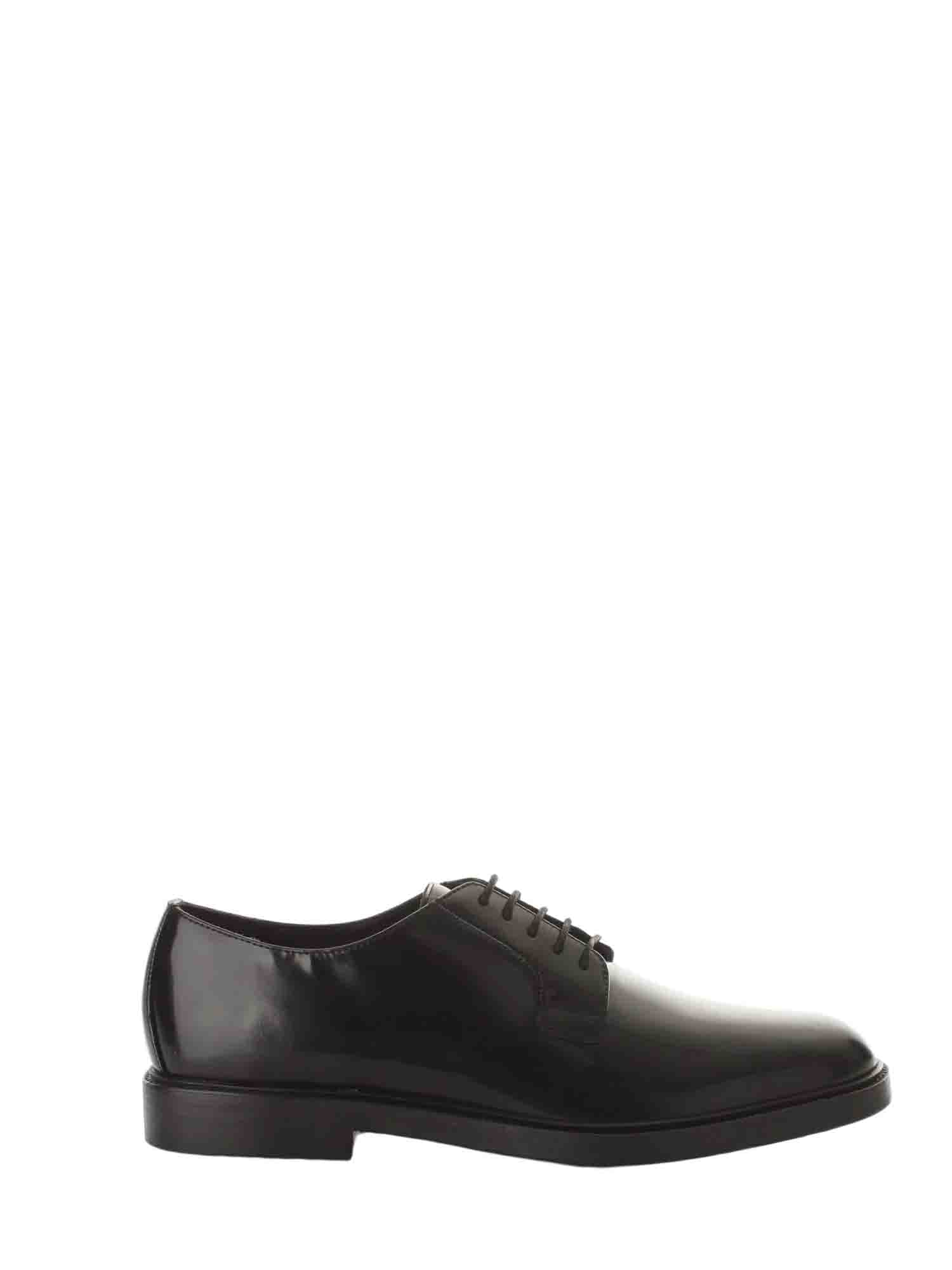 MANUEL RITZ SCARPE STRINGATE BROGUE NERO