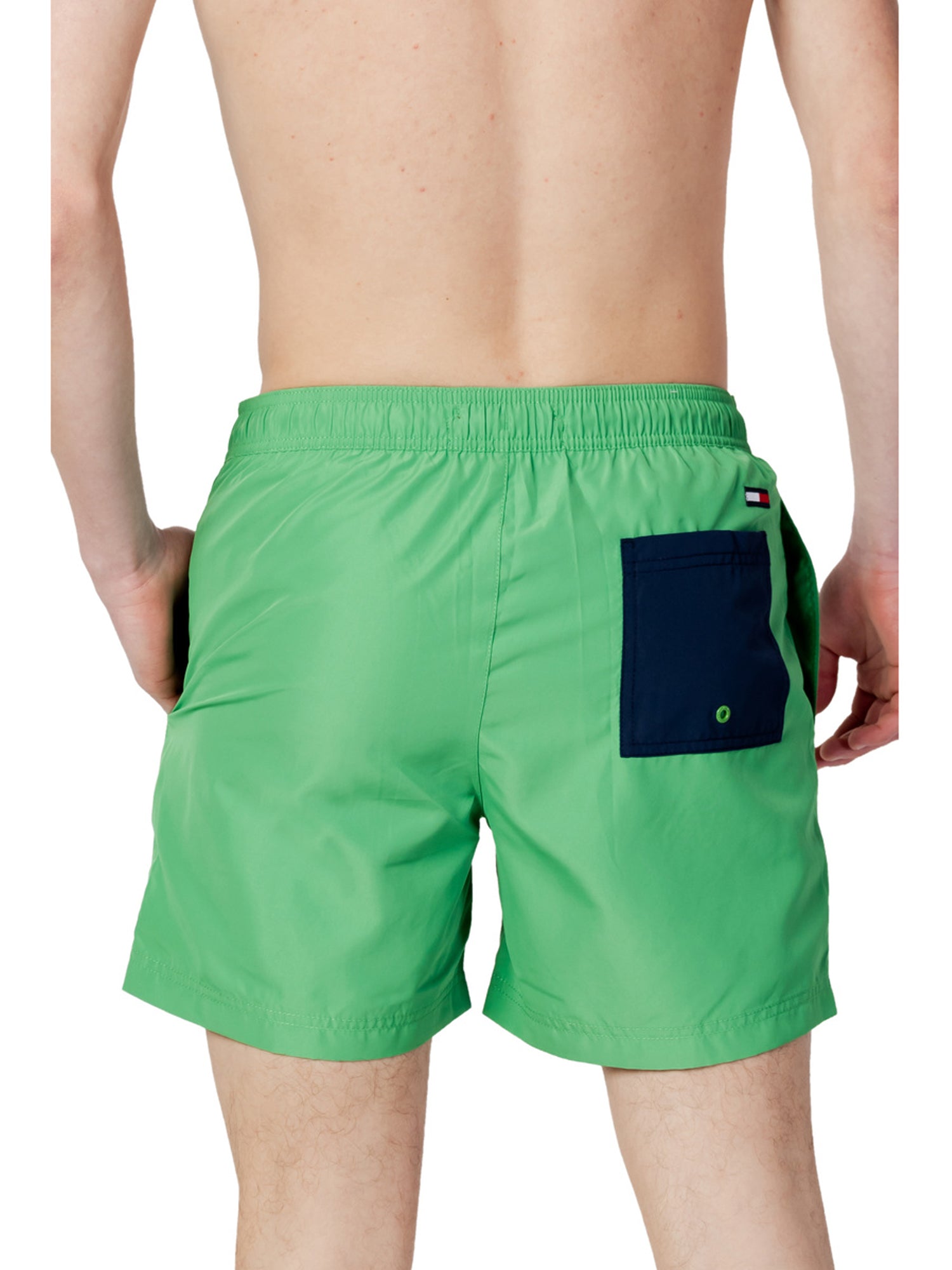 TOMMY HILFIGER SHORTS DA BAGNO COLORBLOCK VERDE