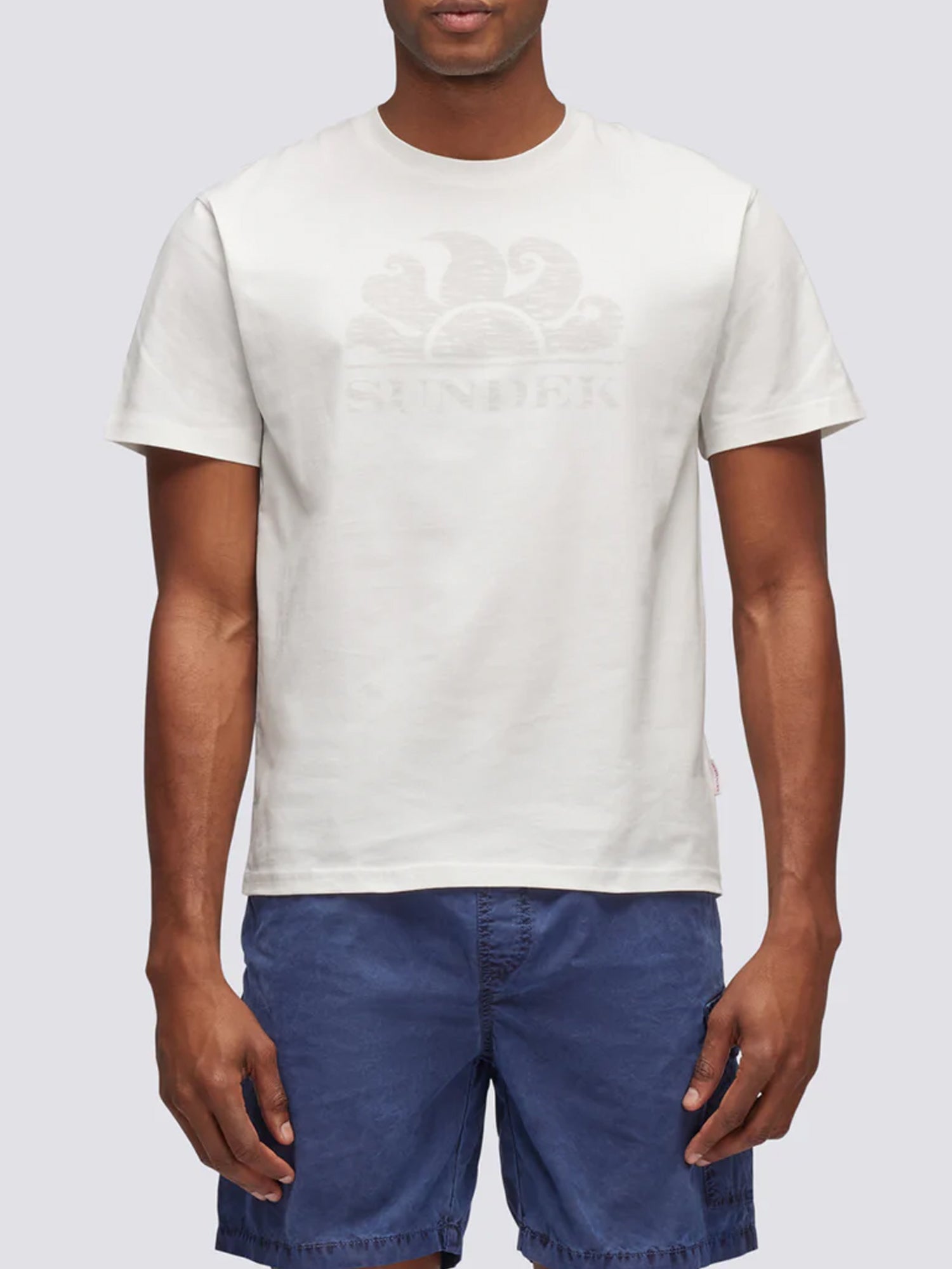 SUNDEK T-SHIRT NEW SIMEON BIANCO SPENTO