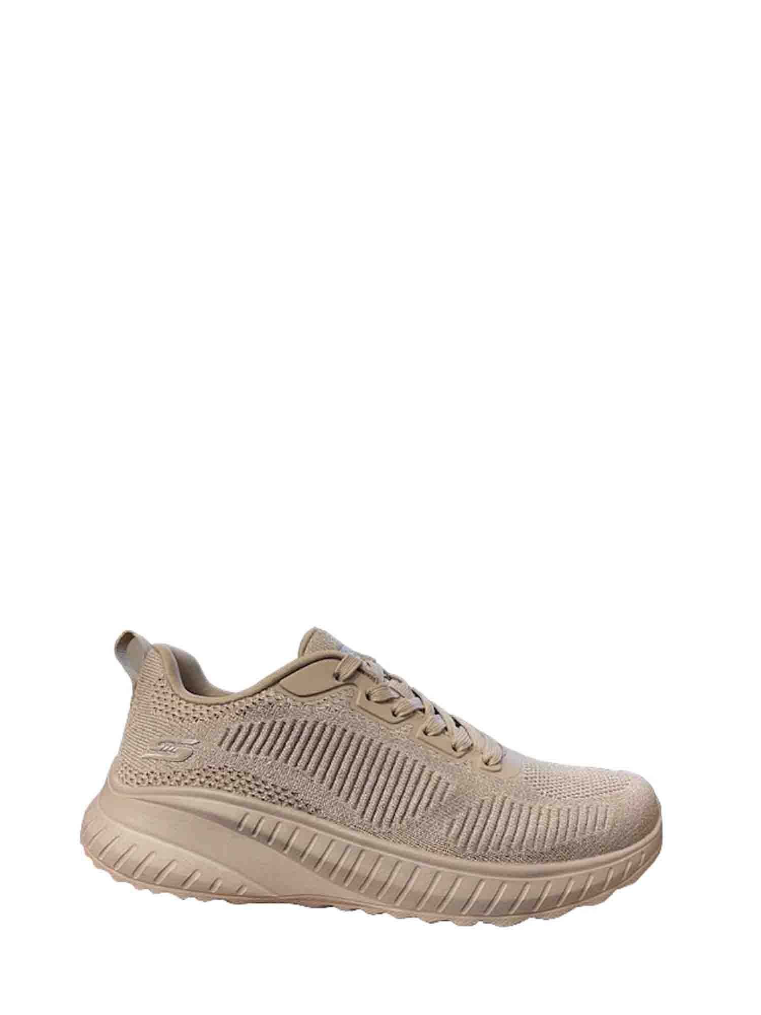 SKECHERS BOBS SQUAD CHAOS-SPA SNEAKERS BEIGE