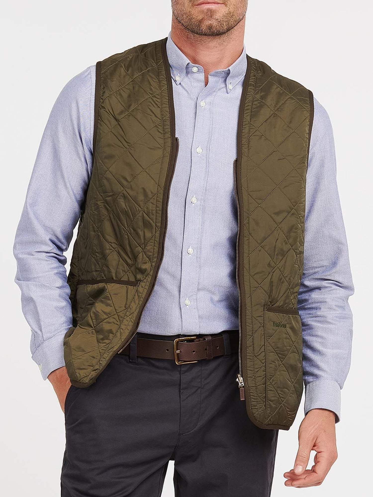 BARBOUR POLARQUILT GILET TRAPUNTATO VERDE