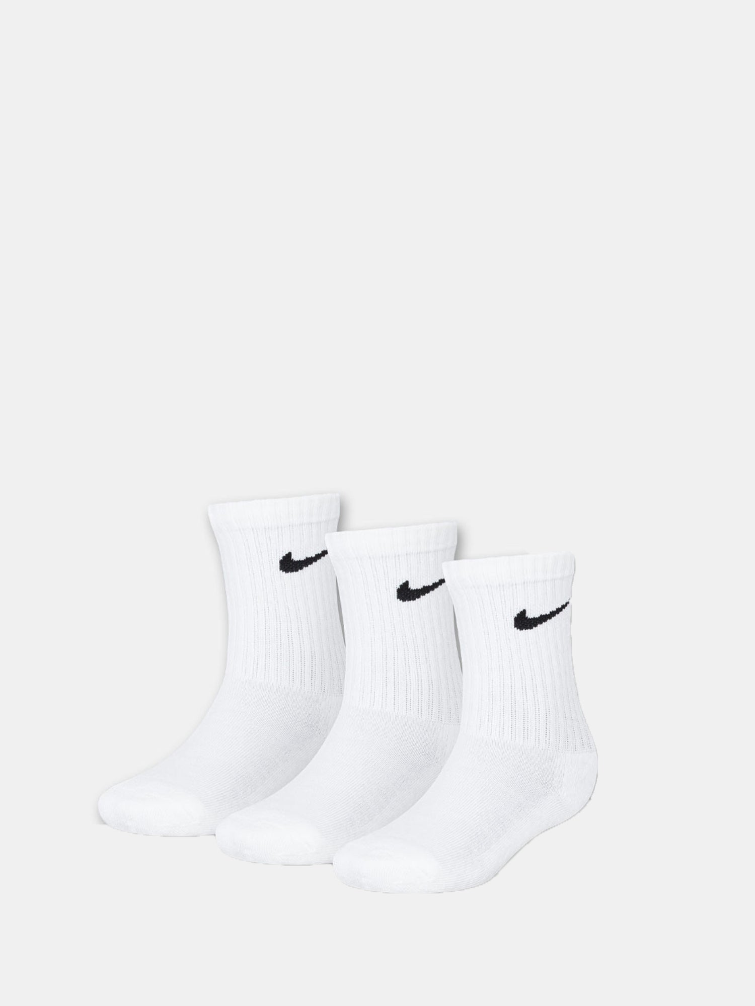 NIKE KIDS CALZE BASIC PACK CREW 3PK BIANCO