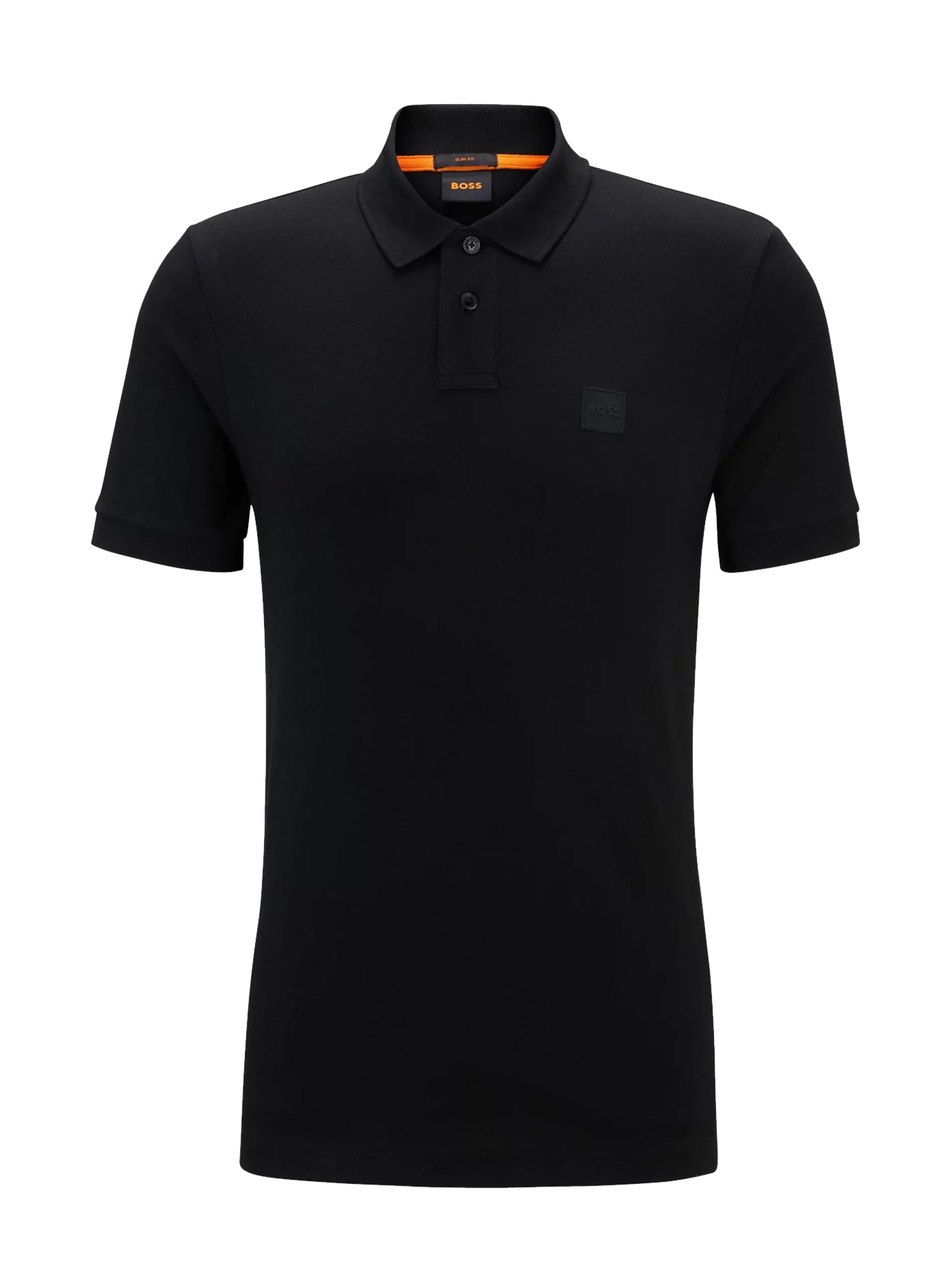 HUGO BOSS POLO MANICHE CORTE NERO