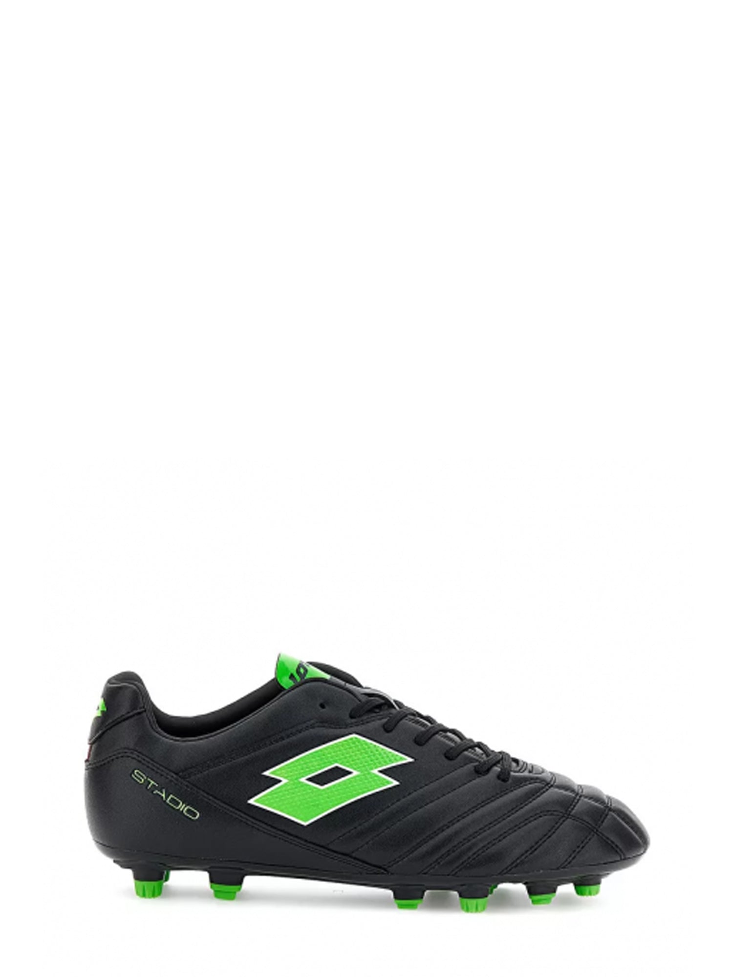 LOTTO STADIO 705 FG SCARPE DA CALCIO NERO-VERDE