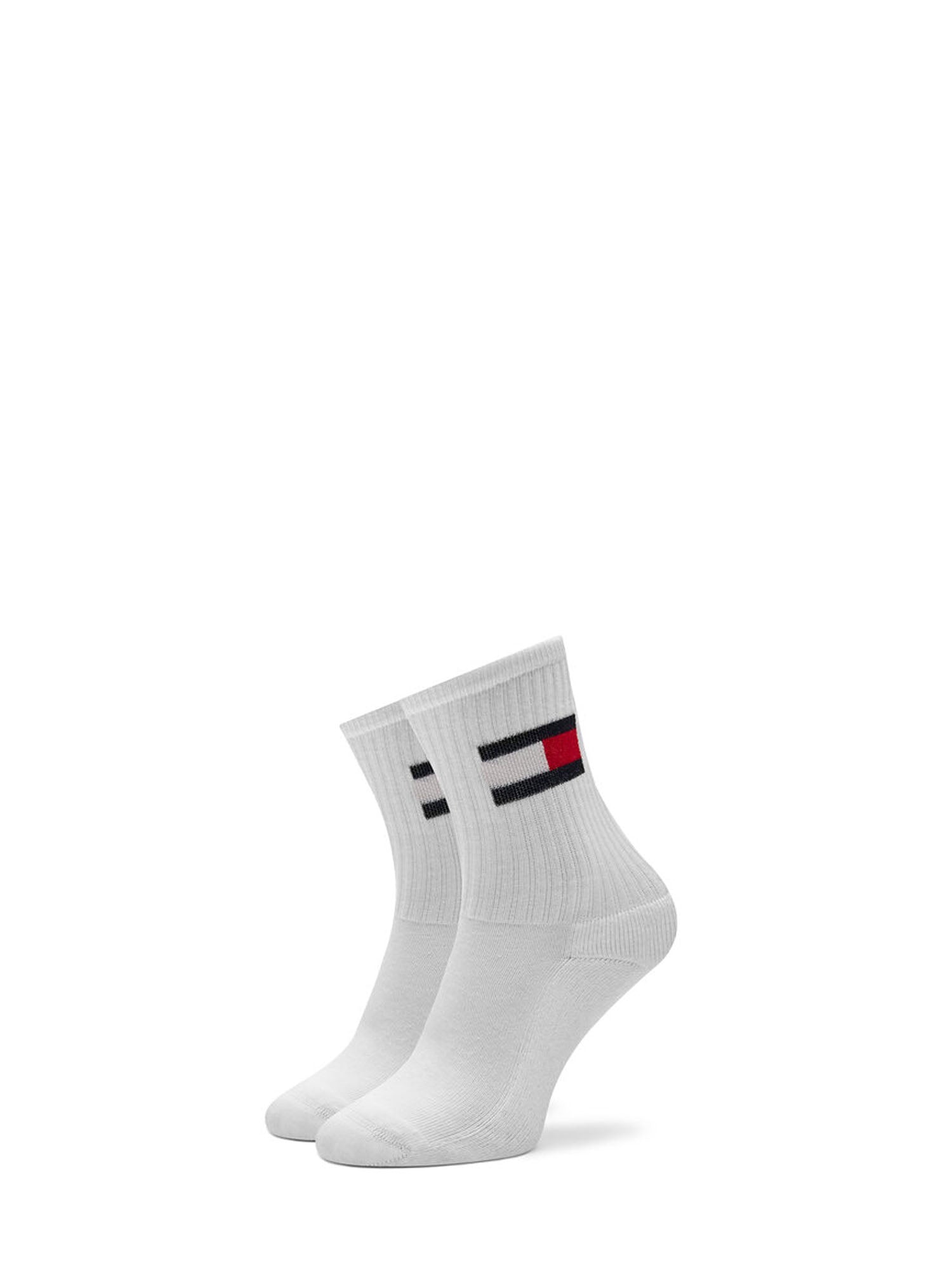 TOMMY HILFIGER CALZINI KIDS 2P FLAG BIANCO