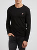 guess-jeans-t-shirt-manica-lunga-cn-ls-core-nero