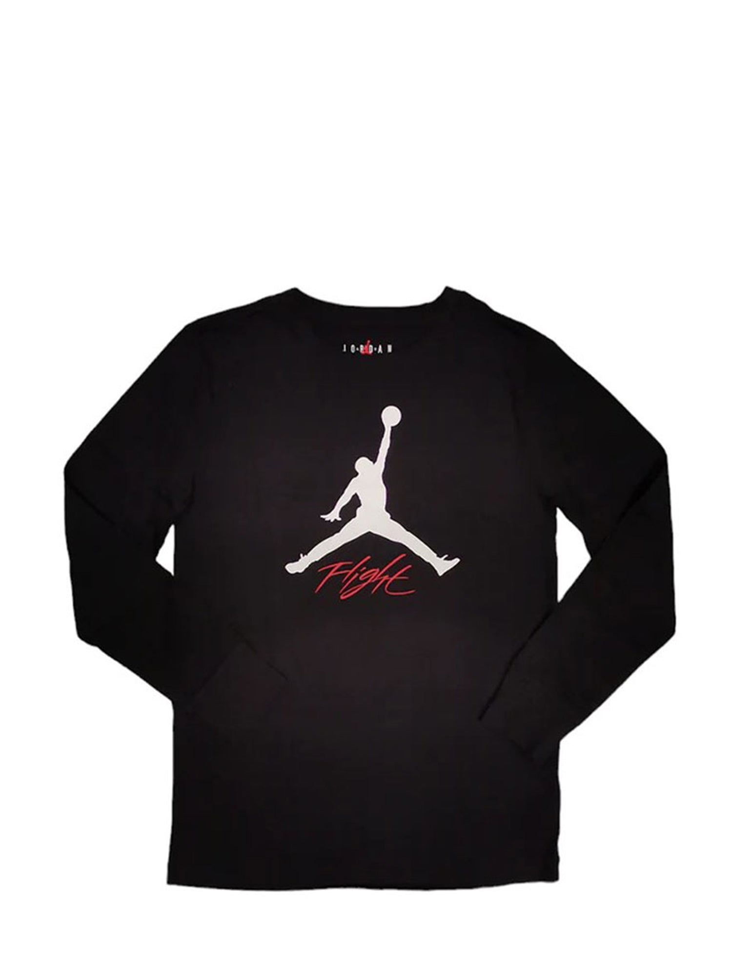 JORDAN T-SHIRT MANICA LUNGA NERO