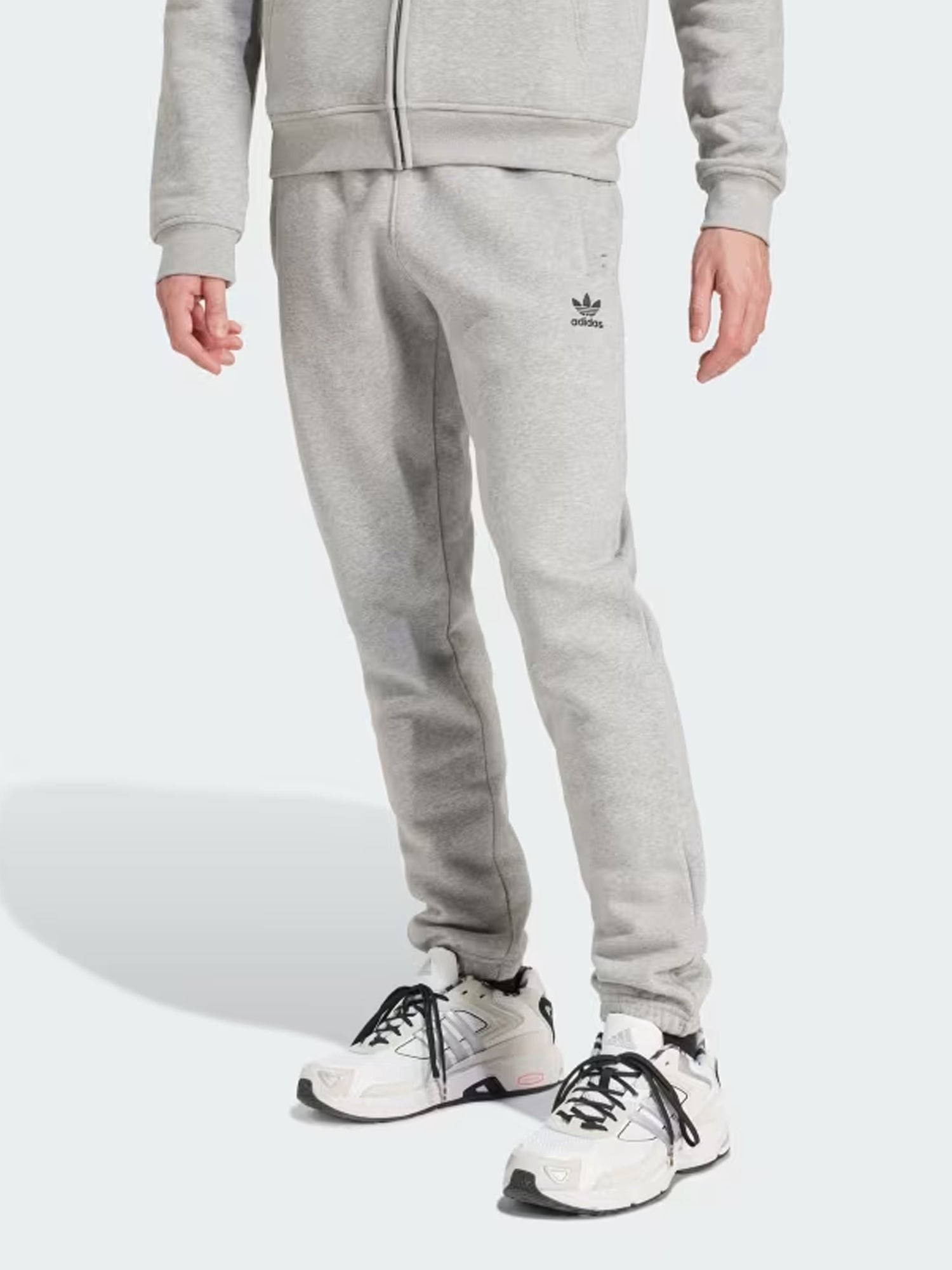 ADIDAS ORIGINALS PANTALONI SPORTIVI TREFOIL ESSENTIALS GRIGIO