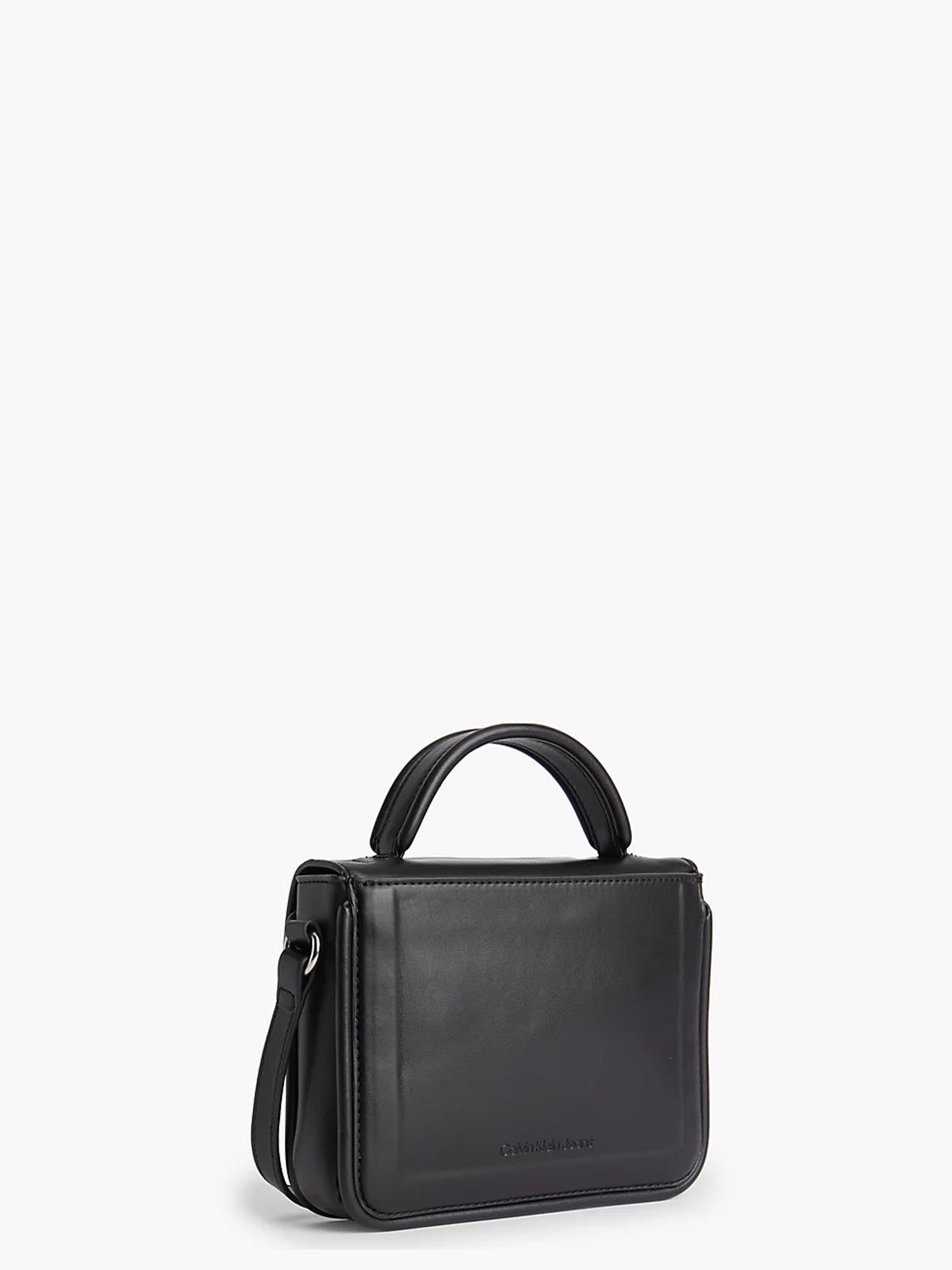 CALVIN KLEIN ACCESSORIES BORSA A TRACOLLA SCULPTED BOXY FLAP NERO