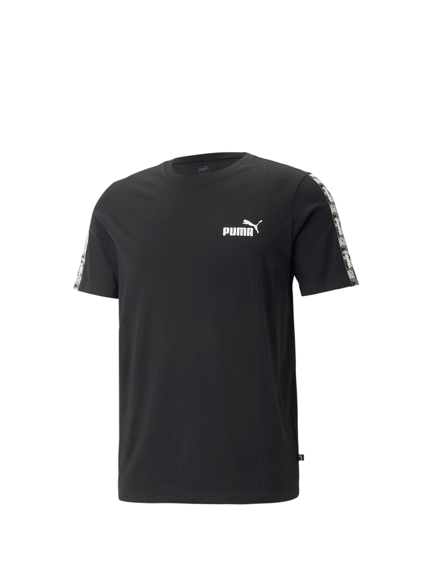 PUMA T-SHIRT ESS TAPE CAMO NERO