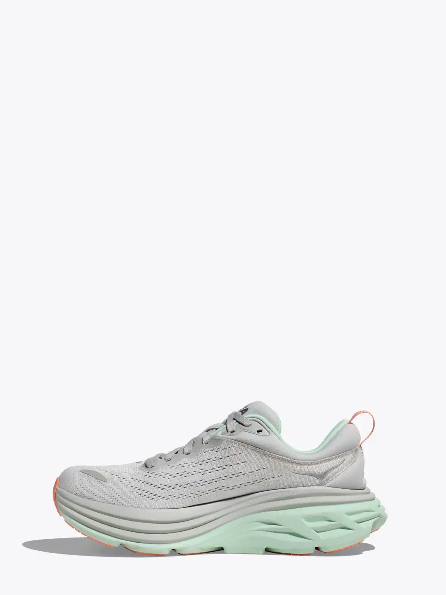 HOKA ONE ONE SCARPE RUNNING W BONDI 8 GRIGIO