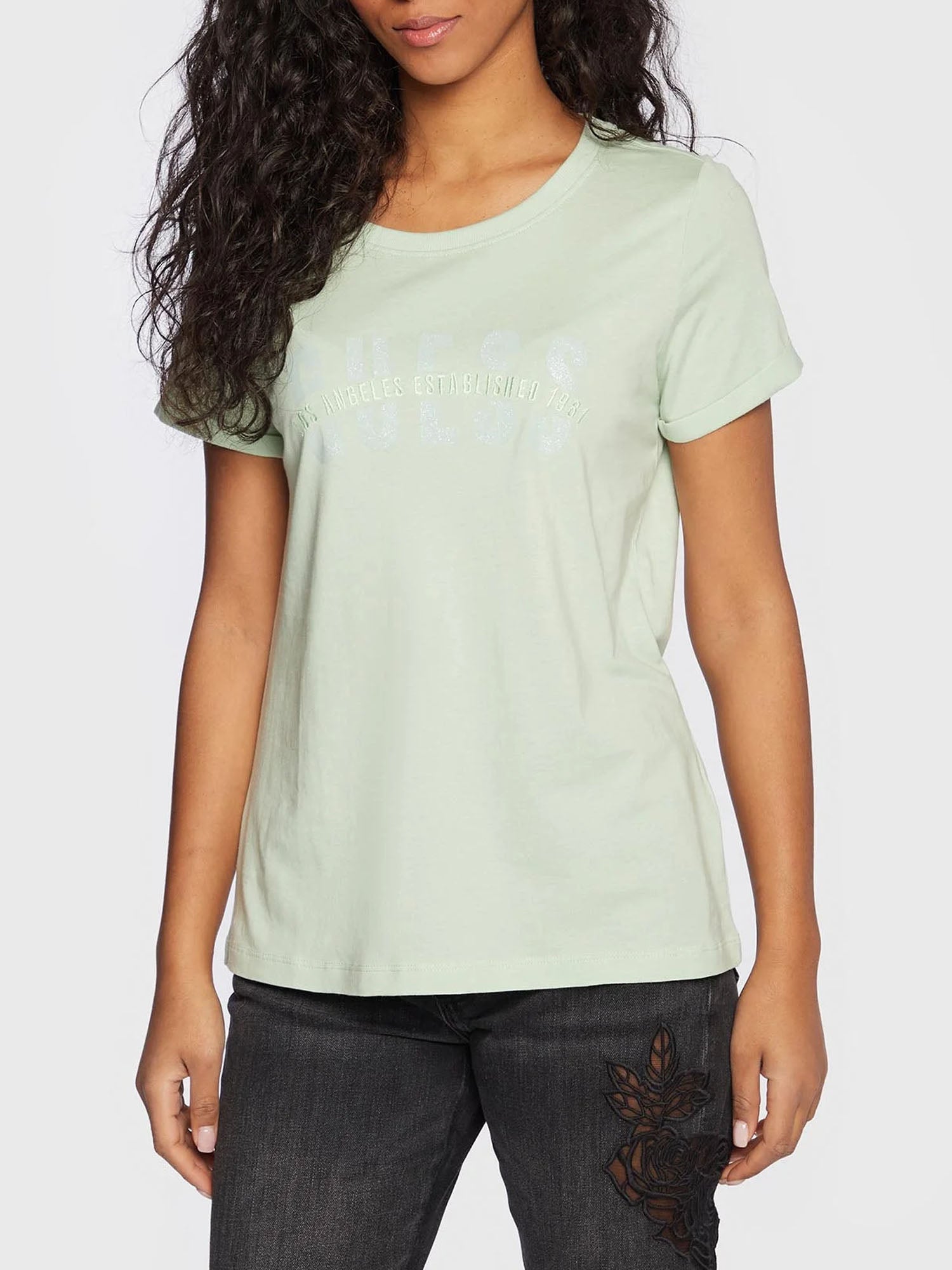 GUESS JEANS T-SHIRT AGATA VERDE