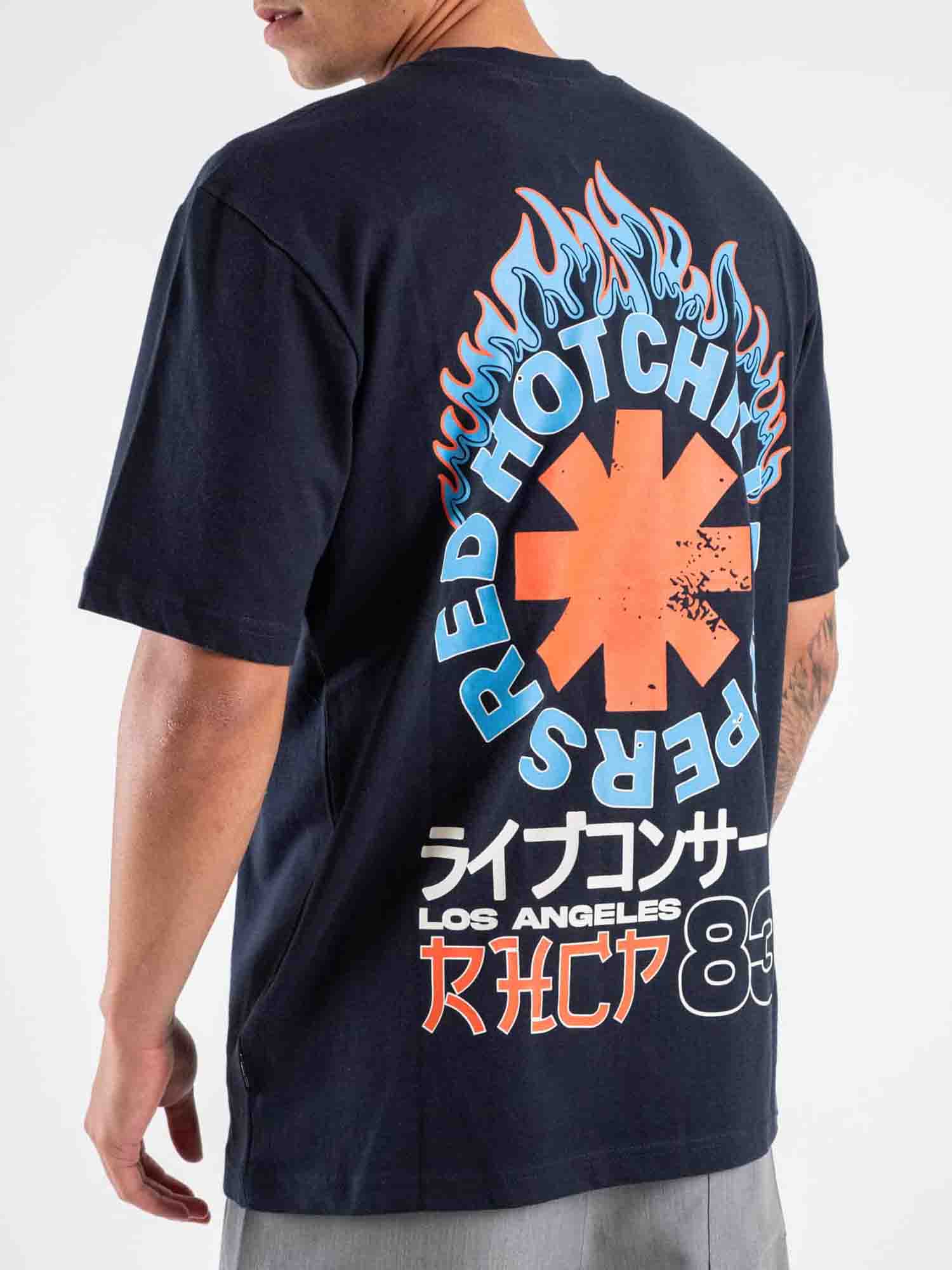 ONLY&SONS T-SHIRT RED HOT CHILLI PEPPERS DARK BLU