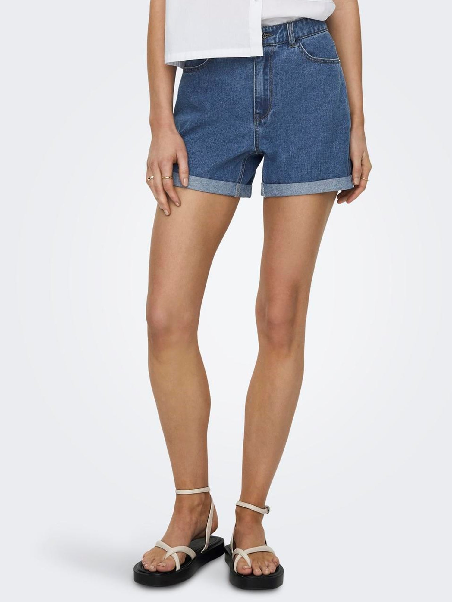 ONLY SHORTS VEGA IN DENIM BLU