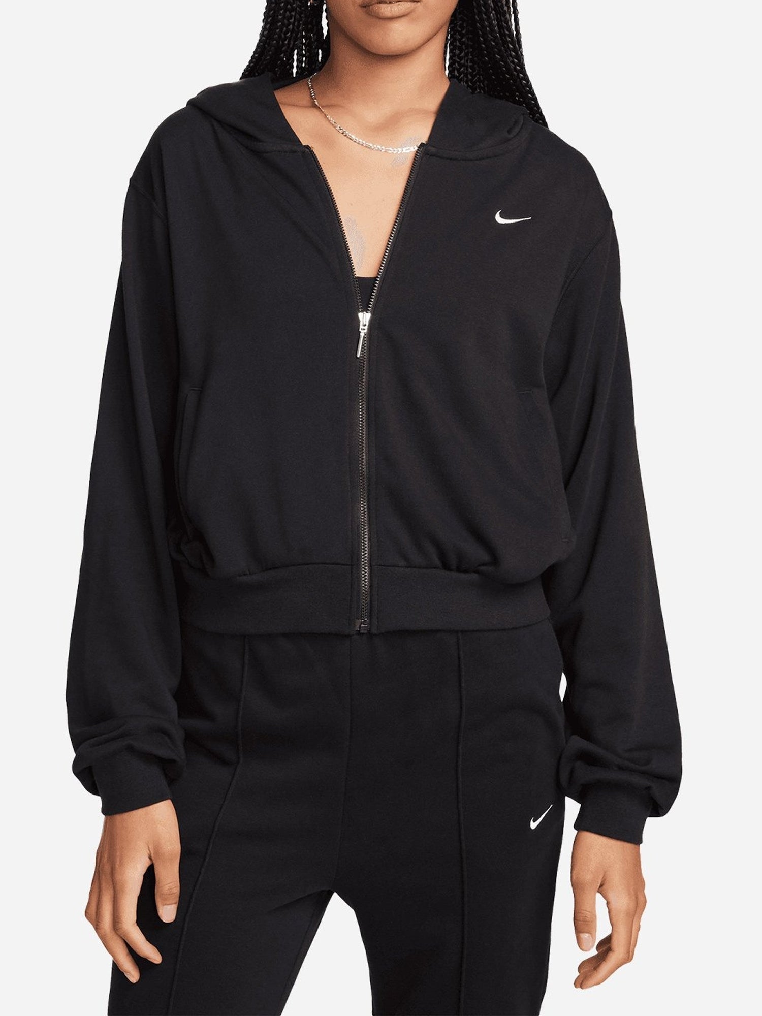 NIKE SPORTSWEAR FELPA FULL-ZIP NERO