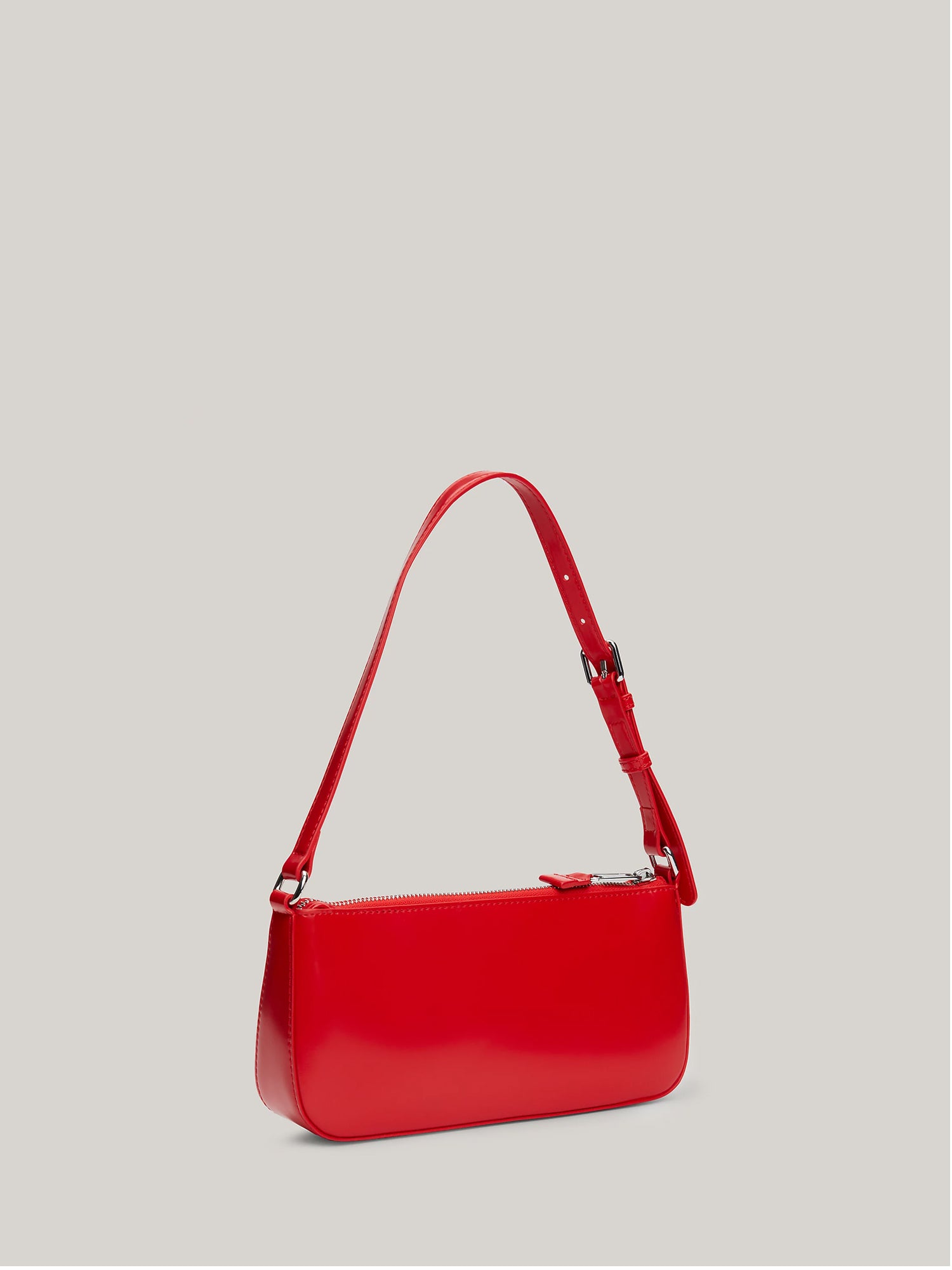 TOMMY HILFIGER BORSA A SPALLA CON LOGO A RILIEVO ROSSO