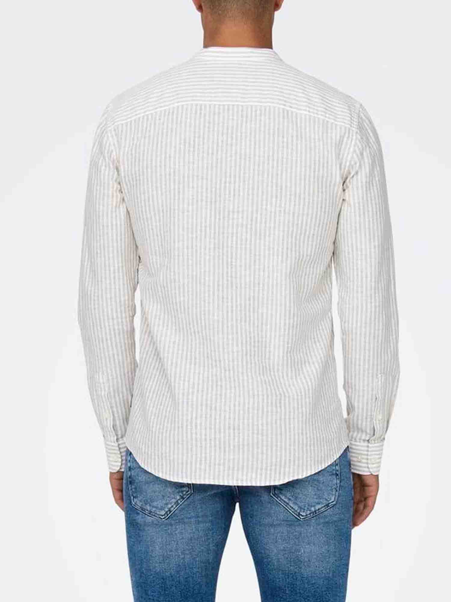 ONLY&SONS CAIDEN LIFE CAMICIA CHINCHILLA