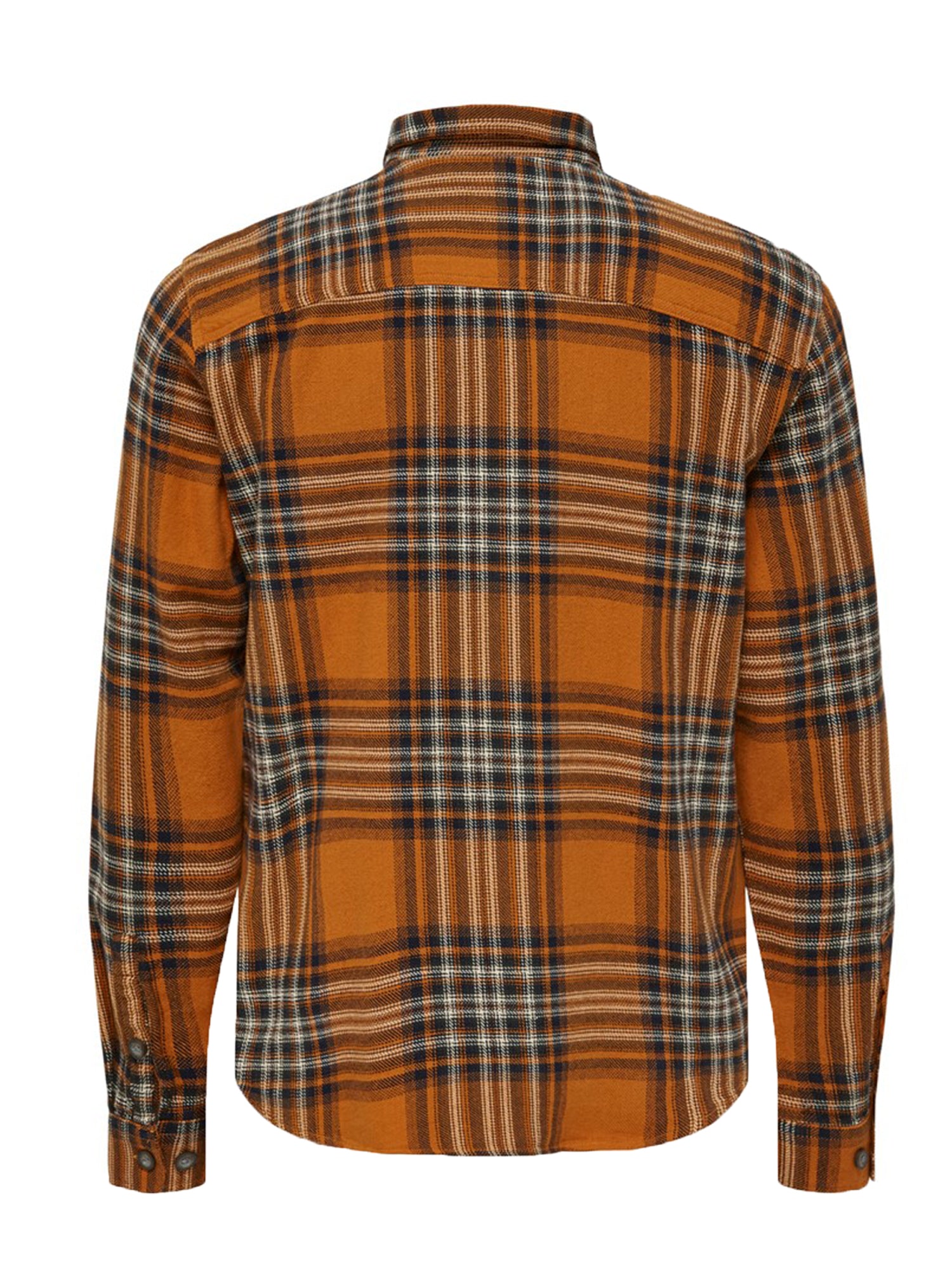 ONLY&SONS CAMICIA MILTON ARANCIO ZUCCA