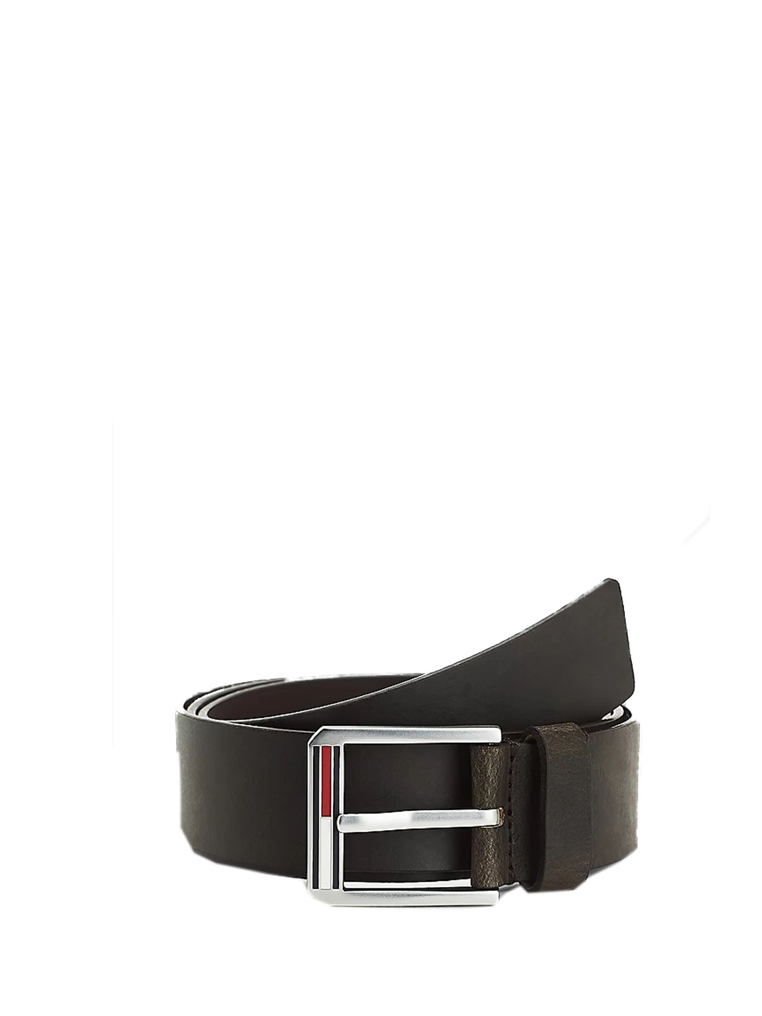 TOMMY HILFIGER CINTURA ESSENTIAL IN PELLE NERO