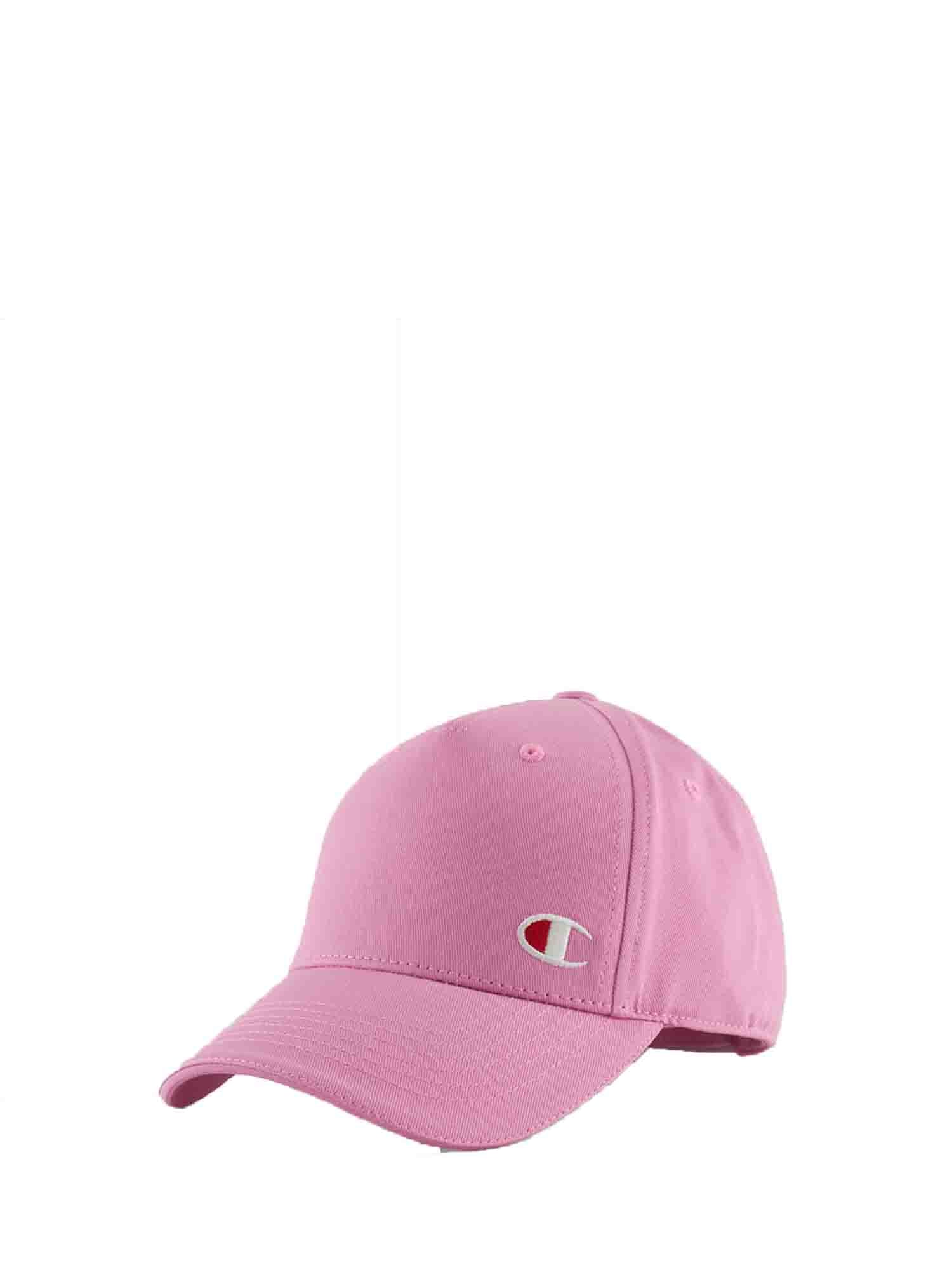 CHAMPION C-LOGO CAPPELLINO BAMBINO ROSA