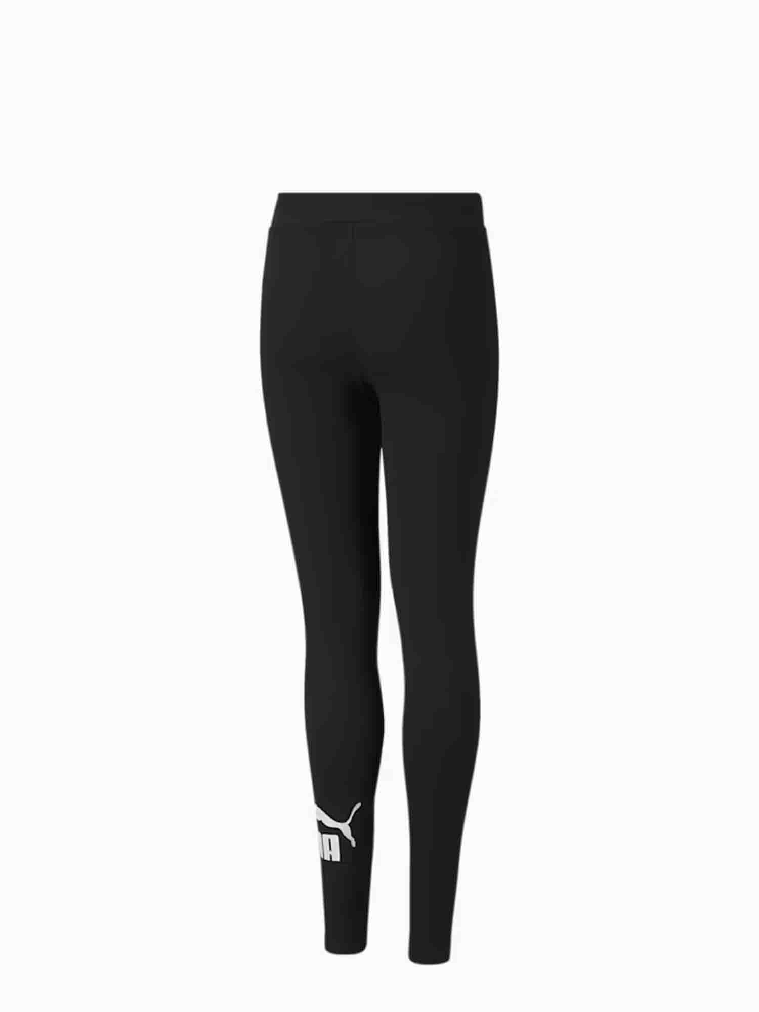 PUMA LEGGINGS CON LOGO ESSENTIALS YOUTH NERO