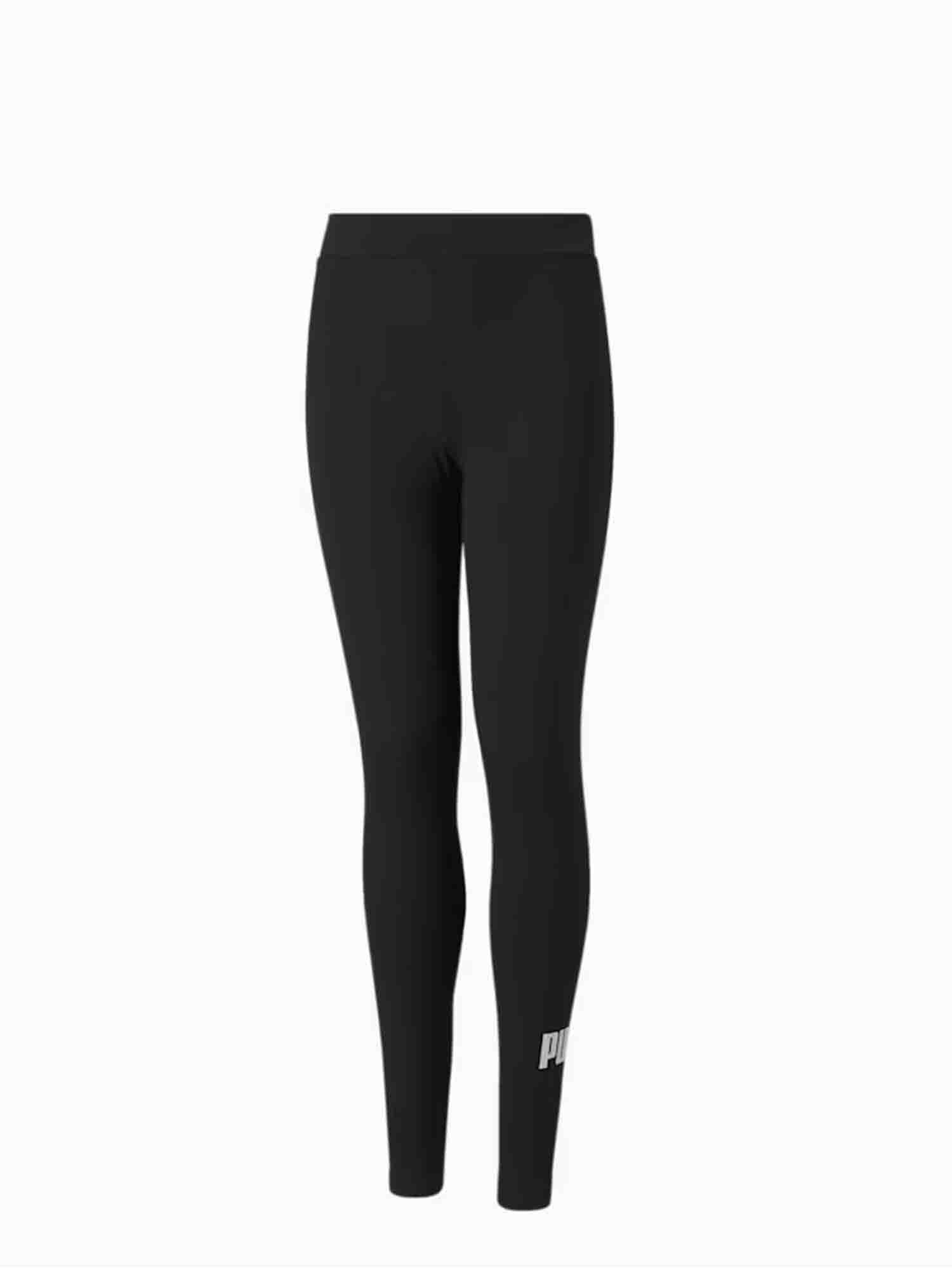 PUMA LEGGINGS CON LOGO ESSENTIALS YOUTH NERO