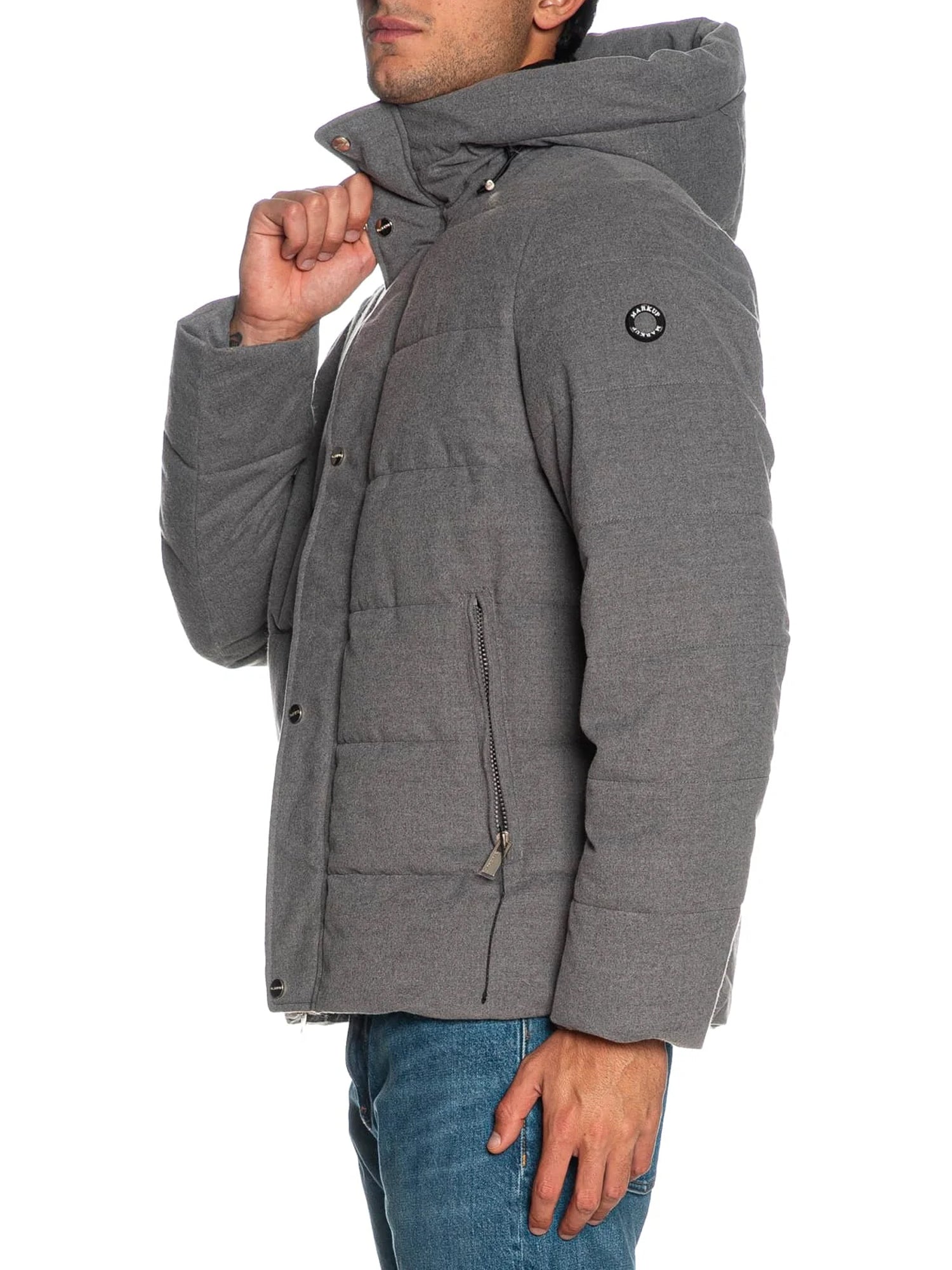 MARKUP GIUBBINO BOMBER GRIGIO